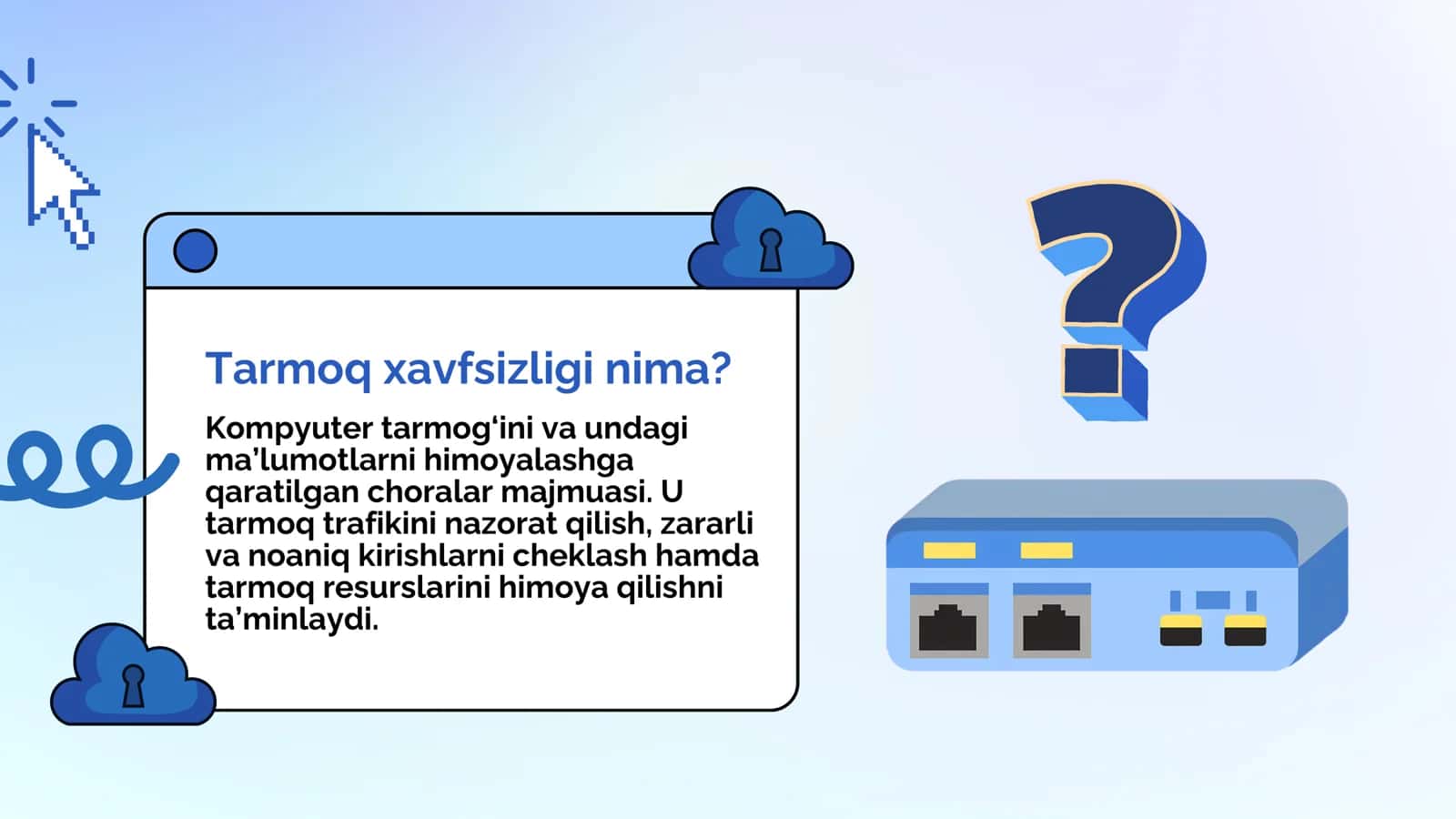 Tarmoq qurilmalari 3