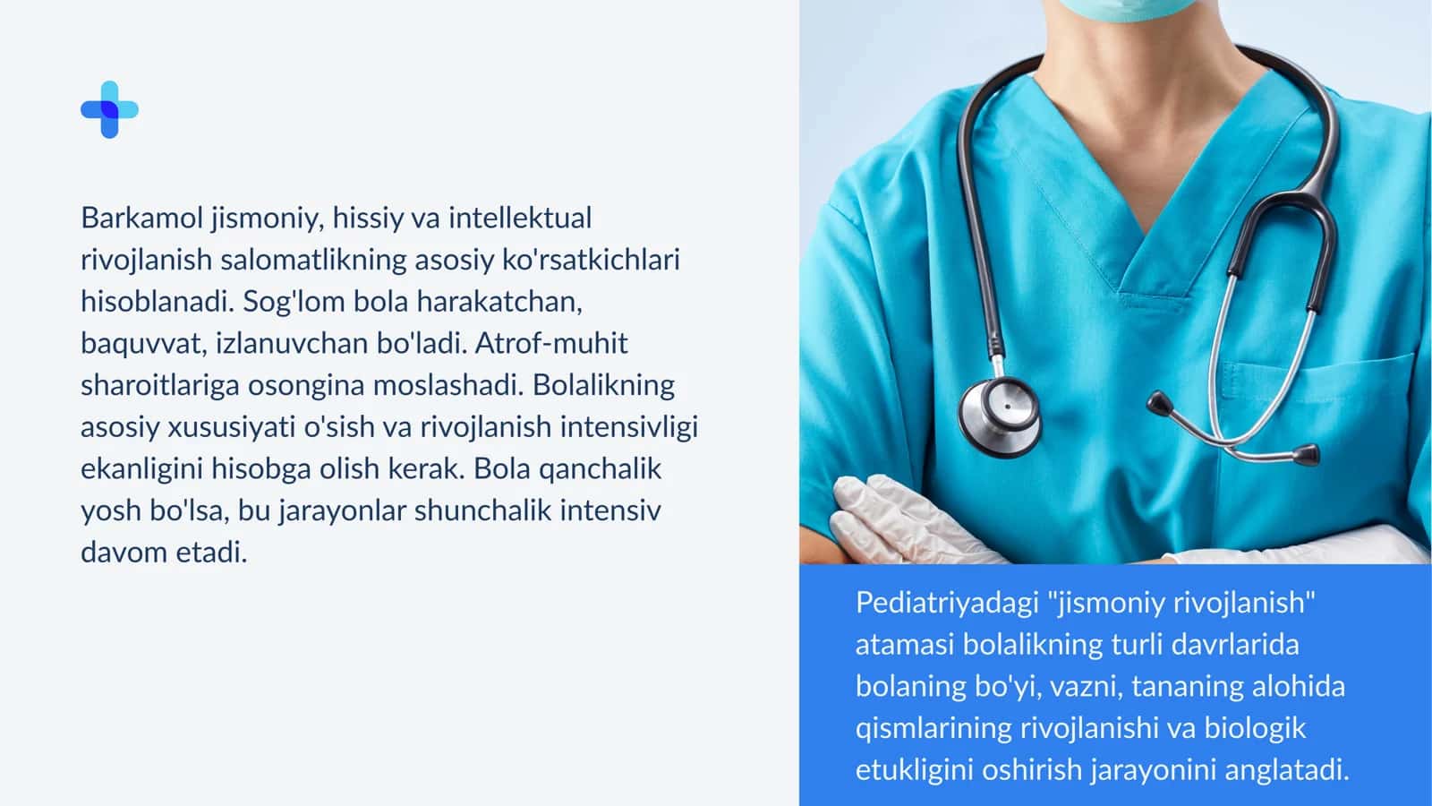 Oʻsish va rivojlanish monitoringi 3
