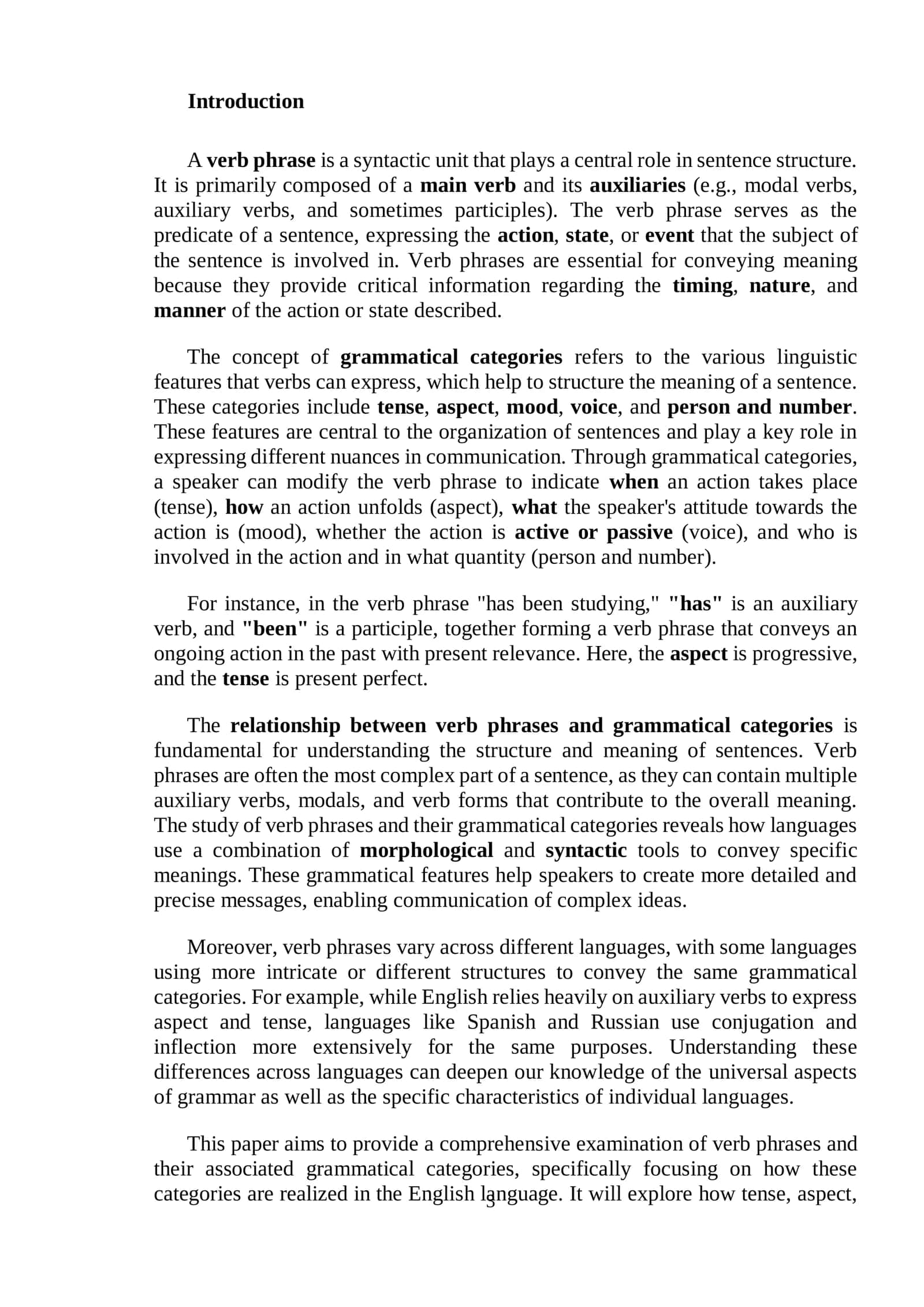 COURSE WORK ON LEARNING LANGUAGE ASPECT 3