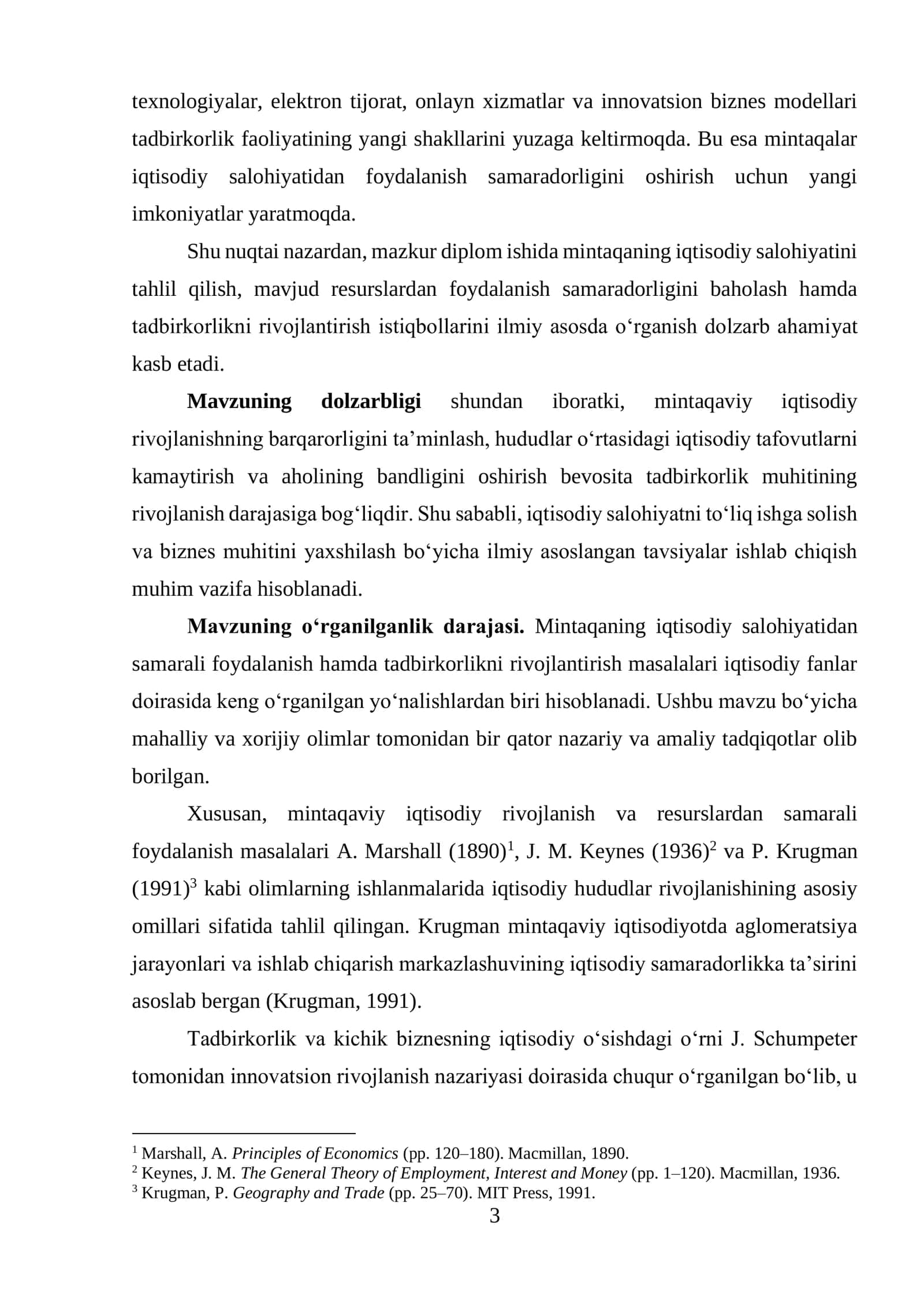 Mintaqaning iqtisodiy salohiyatidan samarali foydalanish va tadbirkorlikni rivojlanish istiqbollari 3