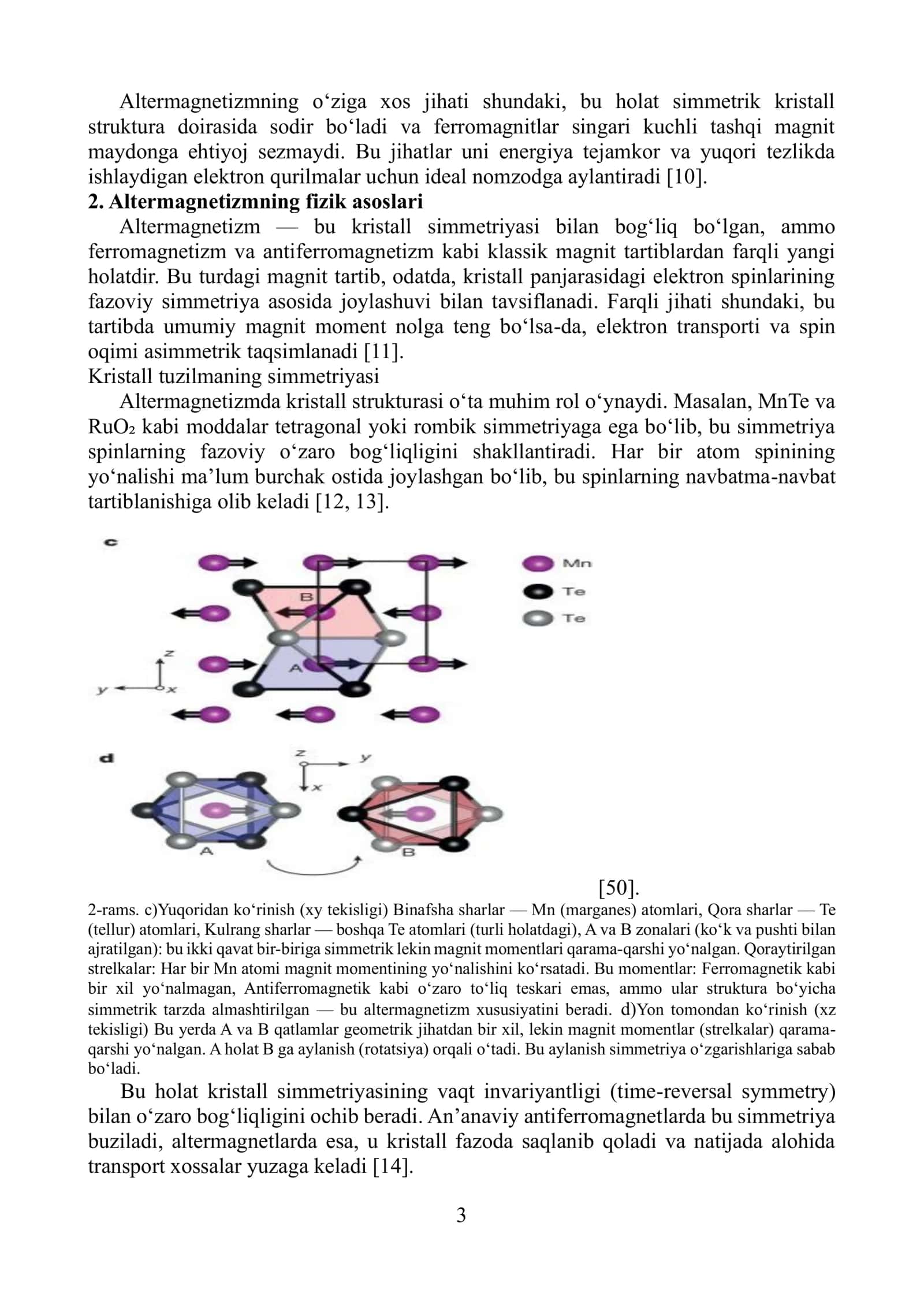 ALTERMAGNETIZM: ELEKTRON QURILMALAR UCHUN YANGI UFQLAR 3