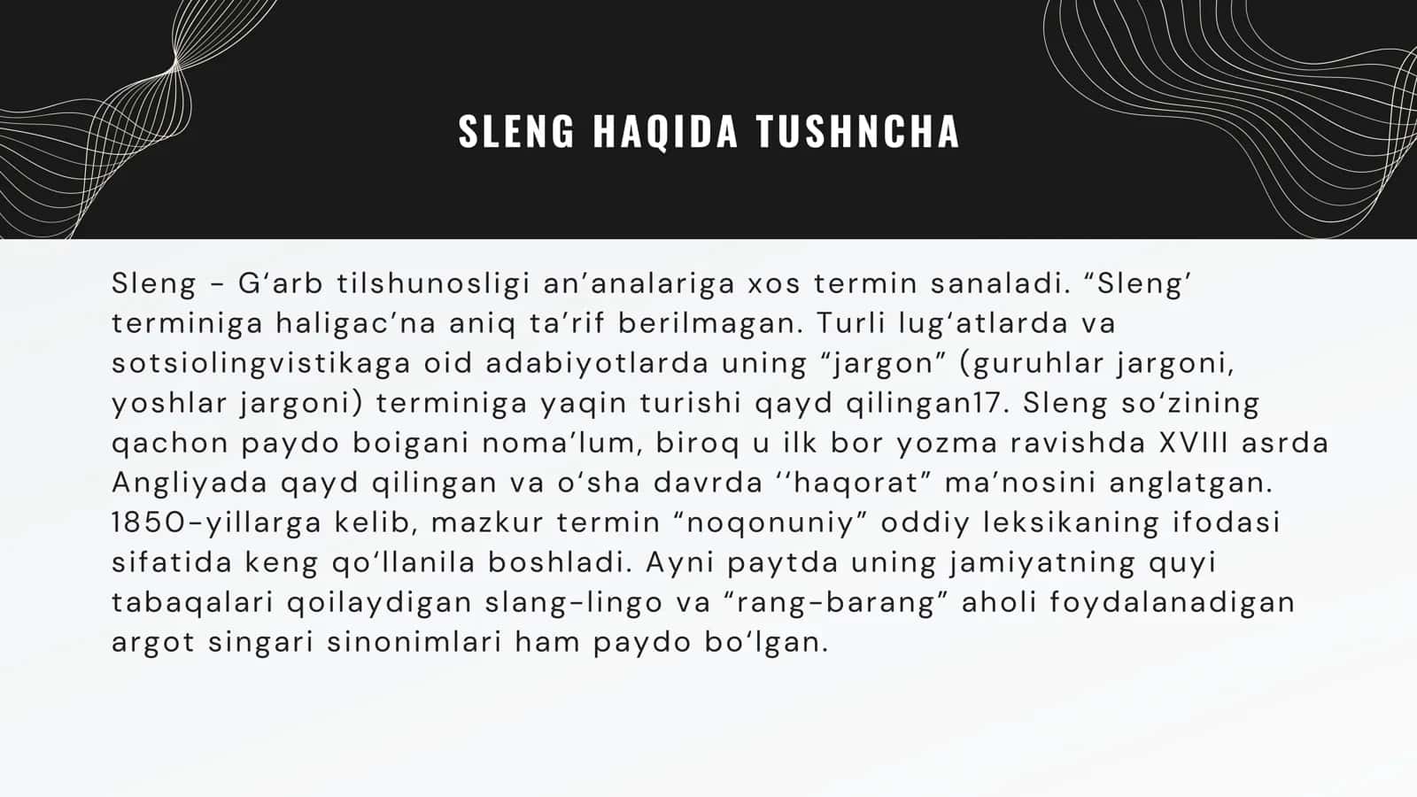 SLENG MASALALARI 3