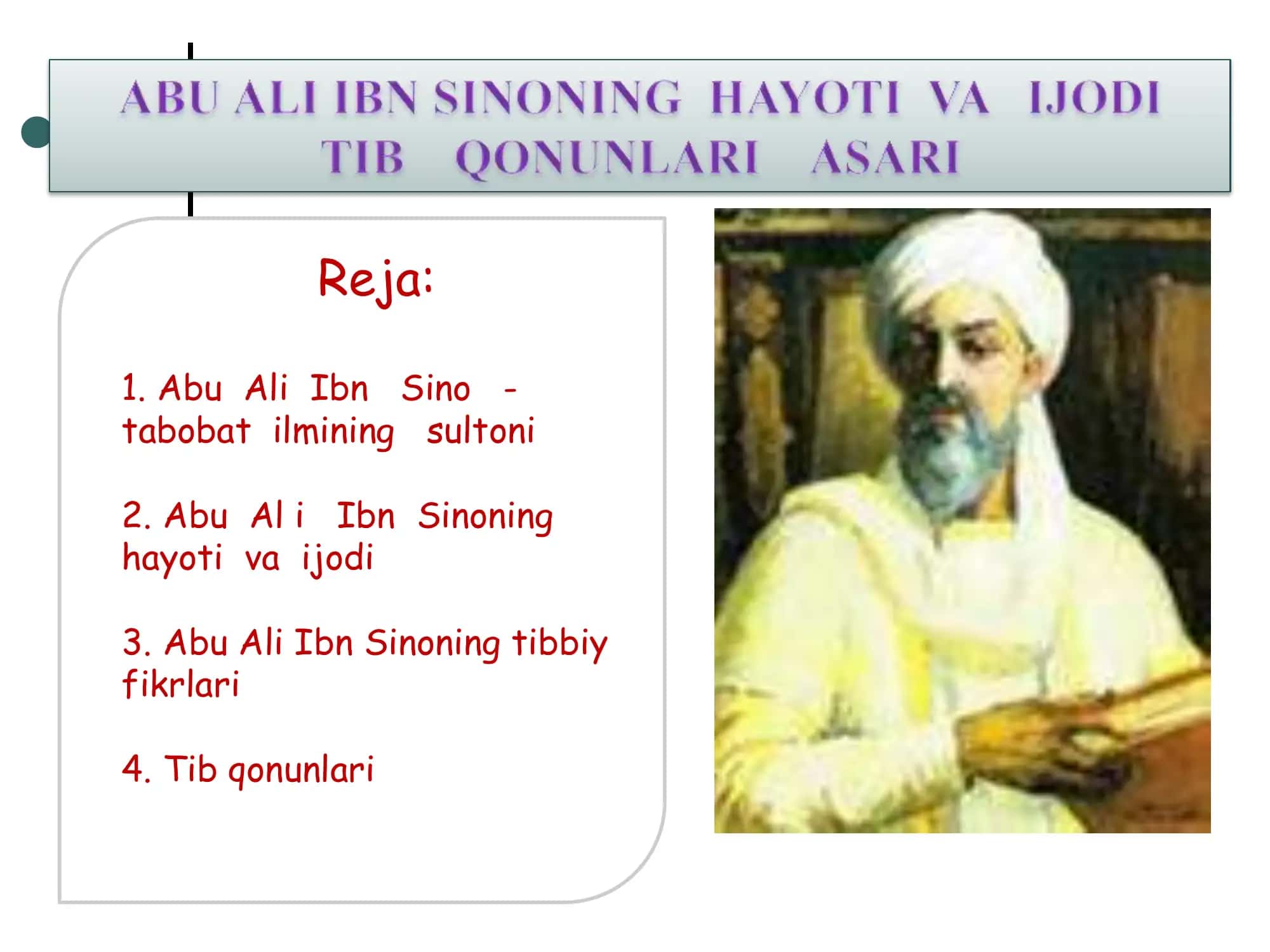 Abu Ali Ibn Sino - tabobat ilmining sultoni 3