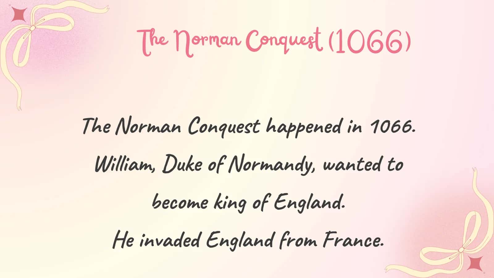 The Norman Conquest 3