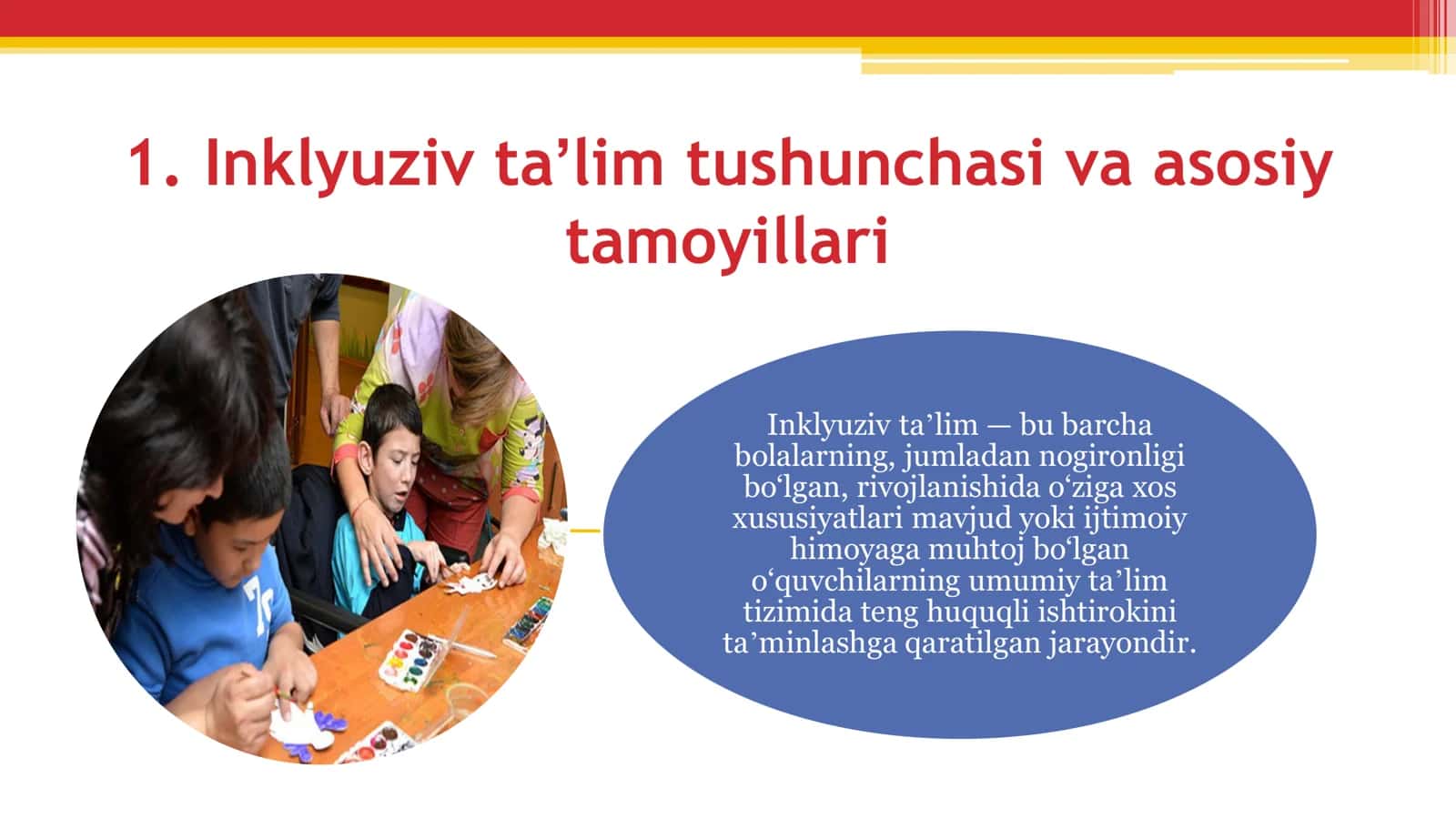 Inklyuziv taʼlimning tamoyillari va bosqichlari 3