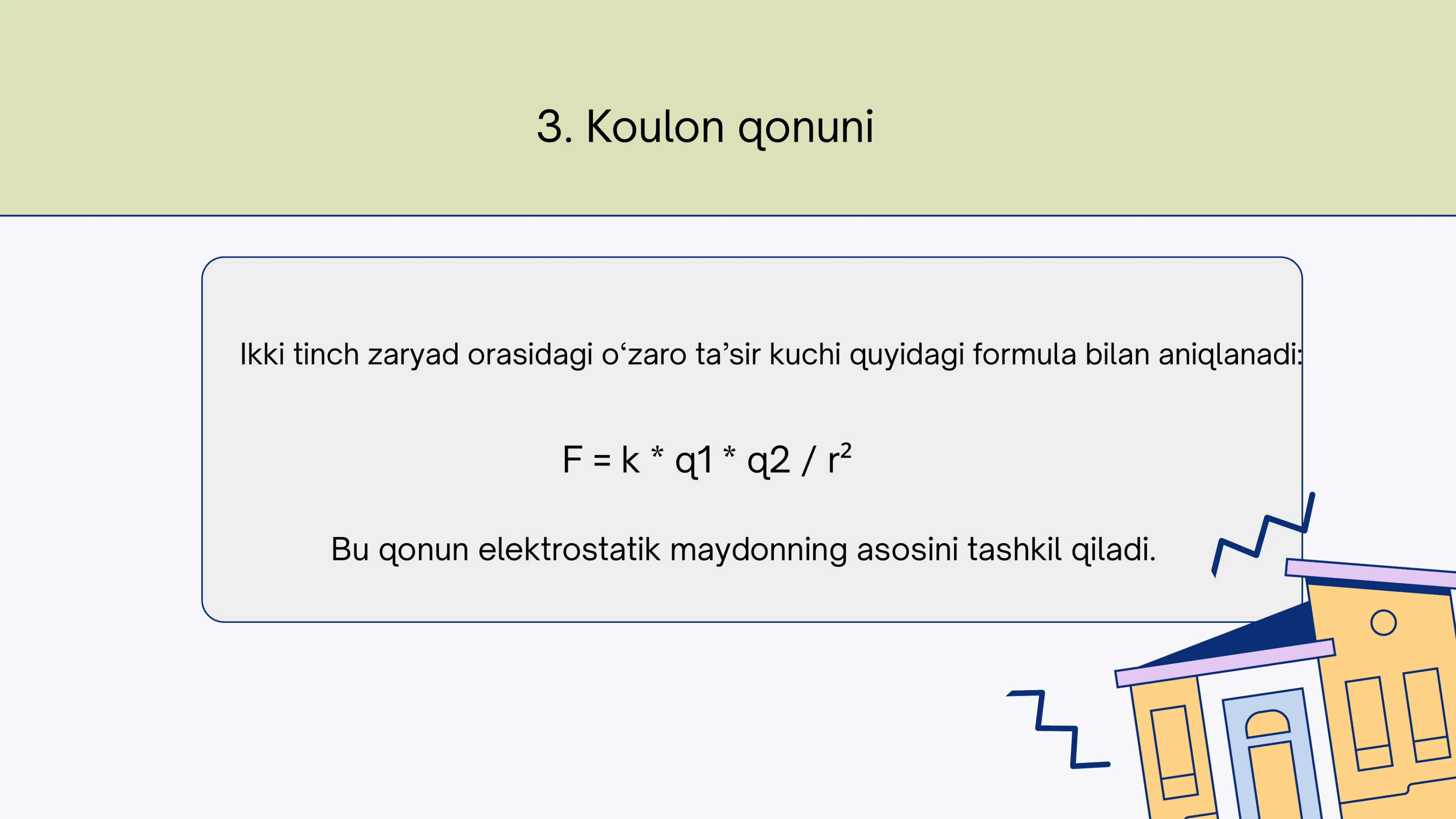 Elektrostatik Maydonni Harakterlovchi Kattaliklar 3
