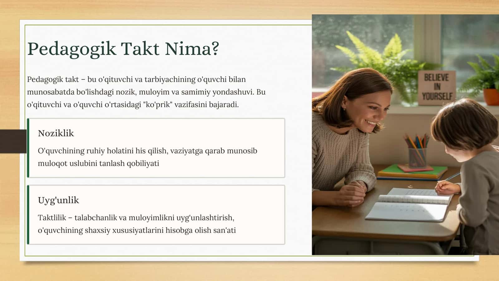 Pedagogik Takt va Pedagogik Etika 3