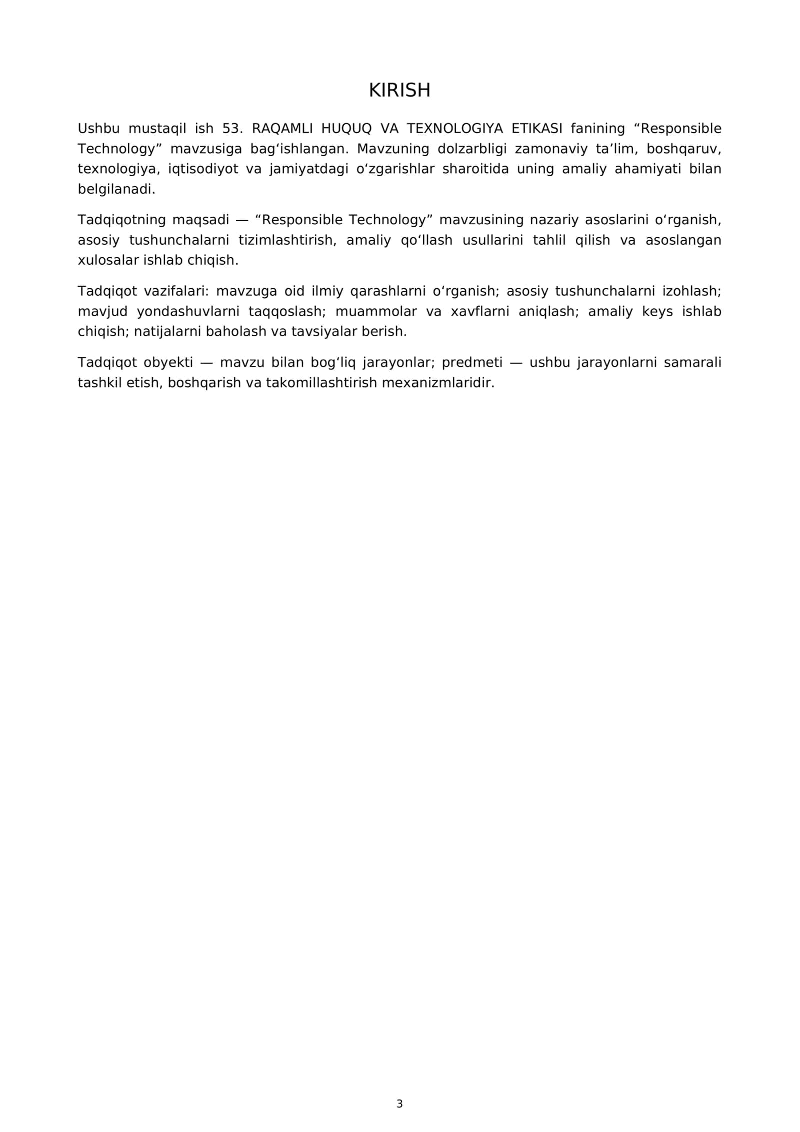 Responsible Technology 3
