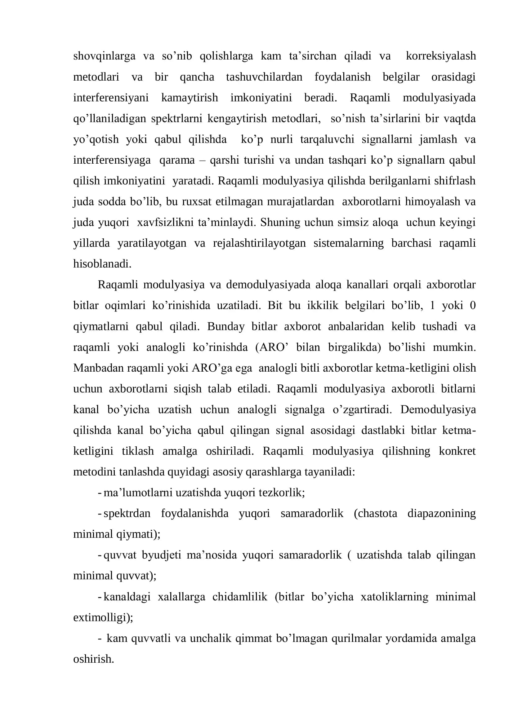 Raqamli modulyatsiya va demodulyatsiya 3
