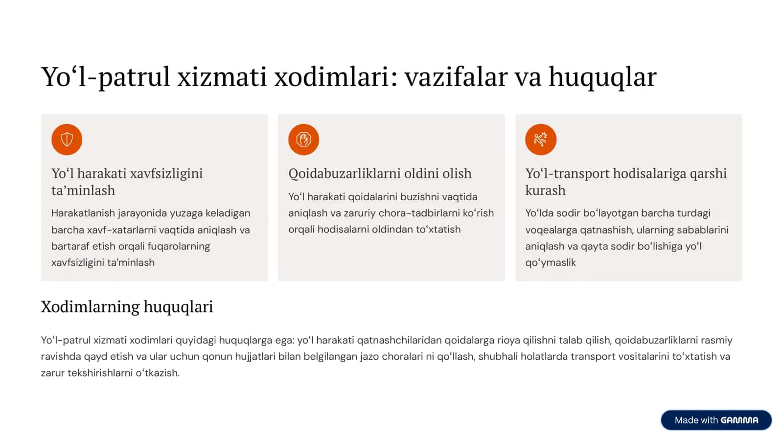 Oʻzaro munosabatlar tartibi va qonunchilik asoslari 3