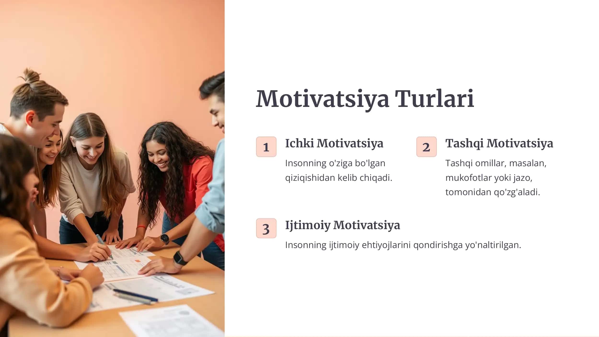 Motivatsiya: Metodolik Yondashuvlar 3