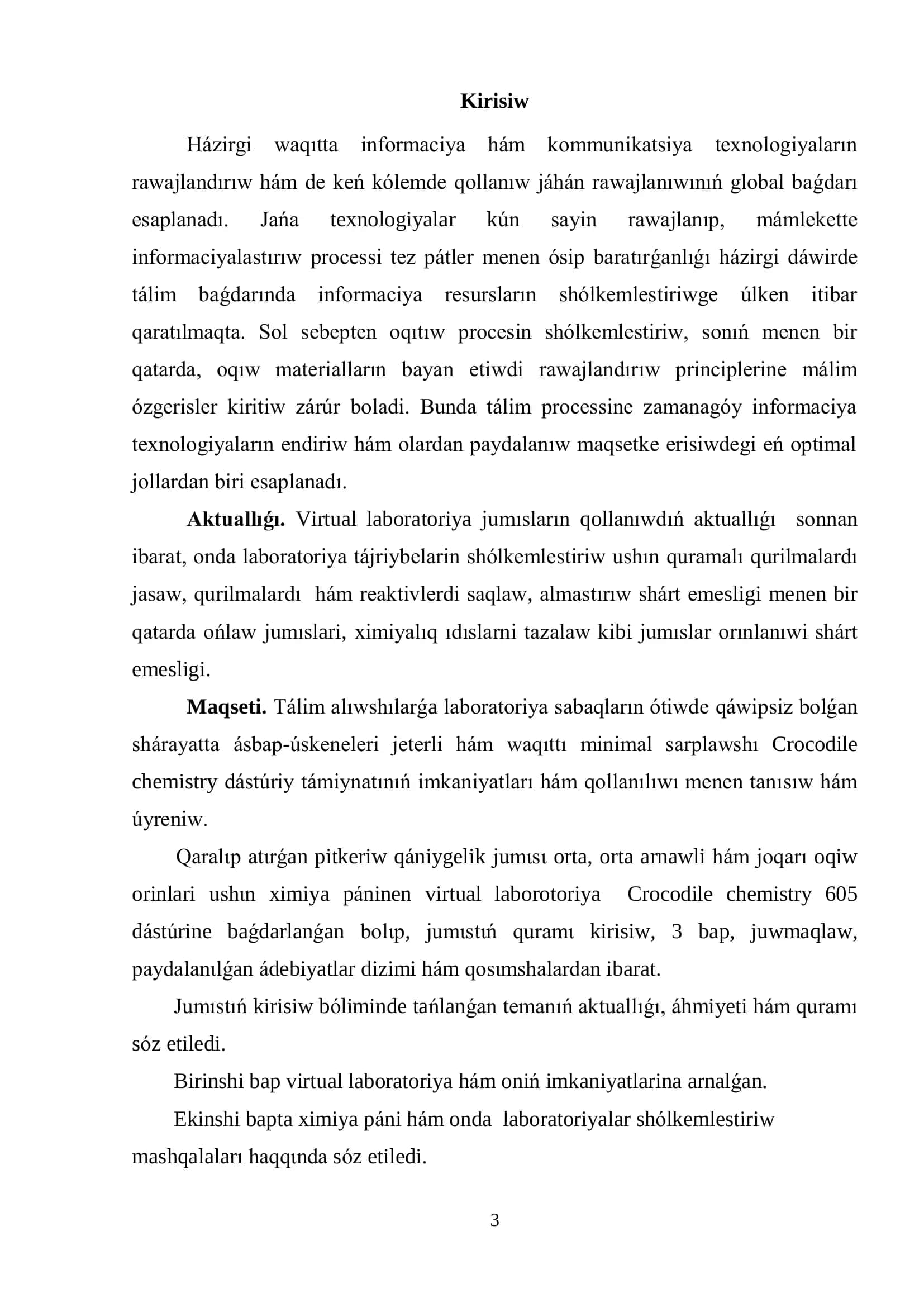 Kompyuter injiniring baǵdarı 3