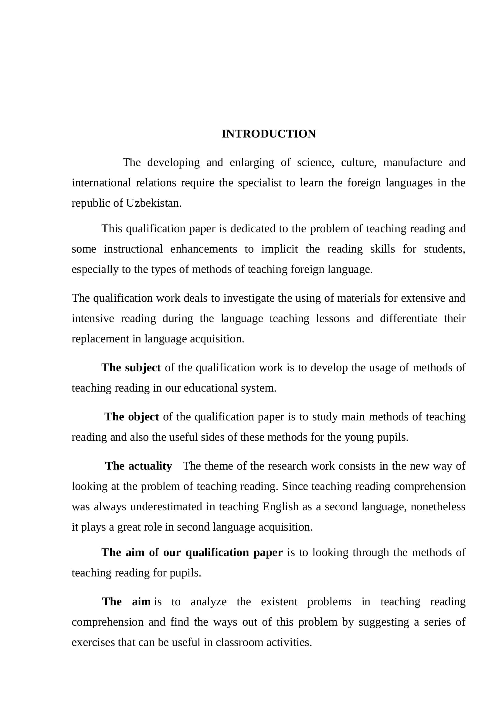 Qualification work on English philology 3