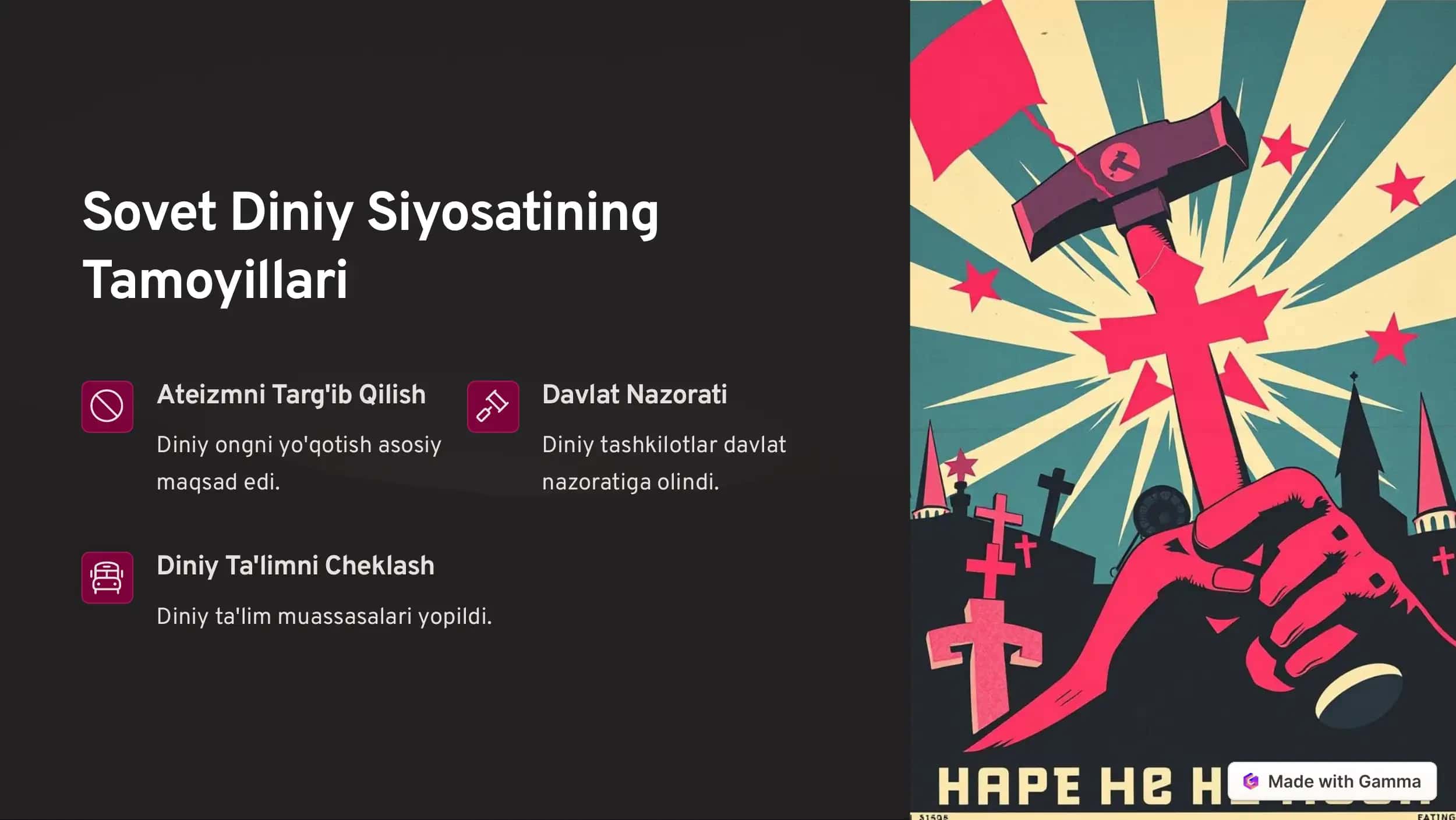 Sovet Hokimiyatining Islom Diniga Bo'lgan Munosabati 3