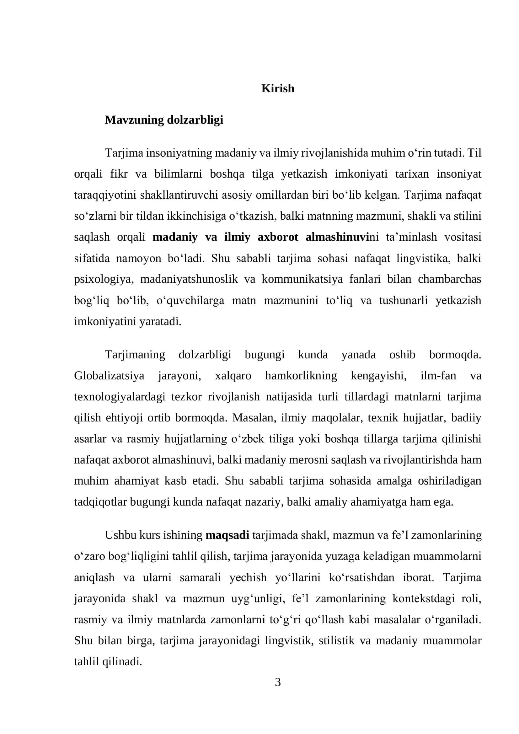Tarjimada shakliy va mazmuniy muvozanat muammolari 3