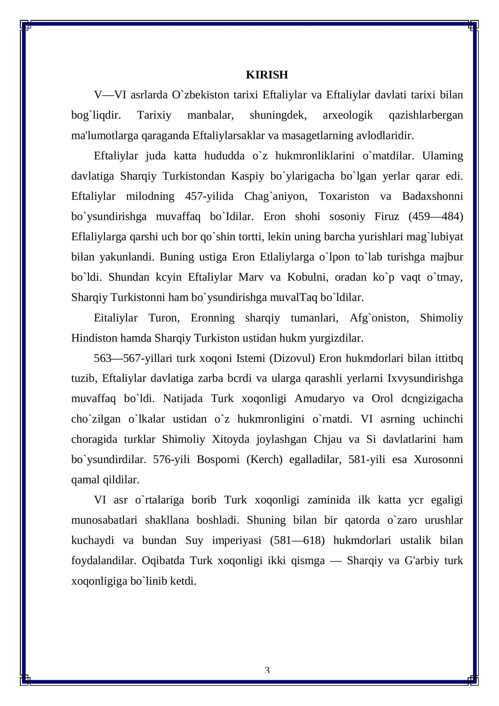 XITOY SALNOMALARI. QADIMGI TURKIY MANBALAR 3