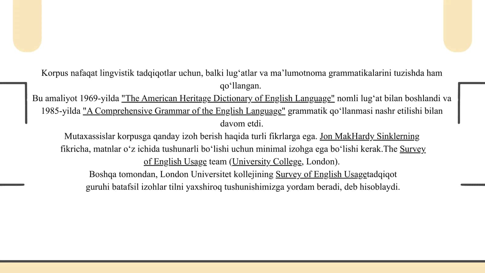 Korpus lingvistikasining rivojlanishi 3