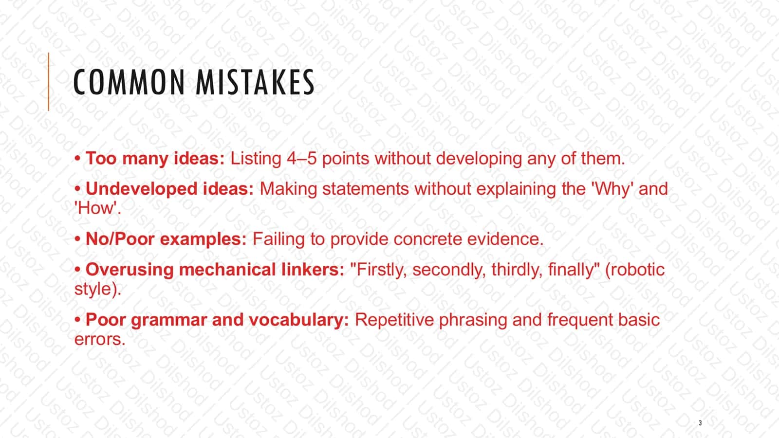 IELTS WRITING TASK 2: MAIN BODY PARAGRAPHS & CONCLUSION 3