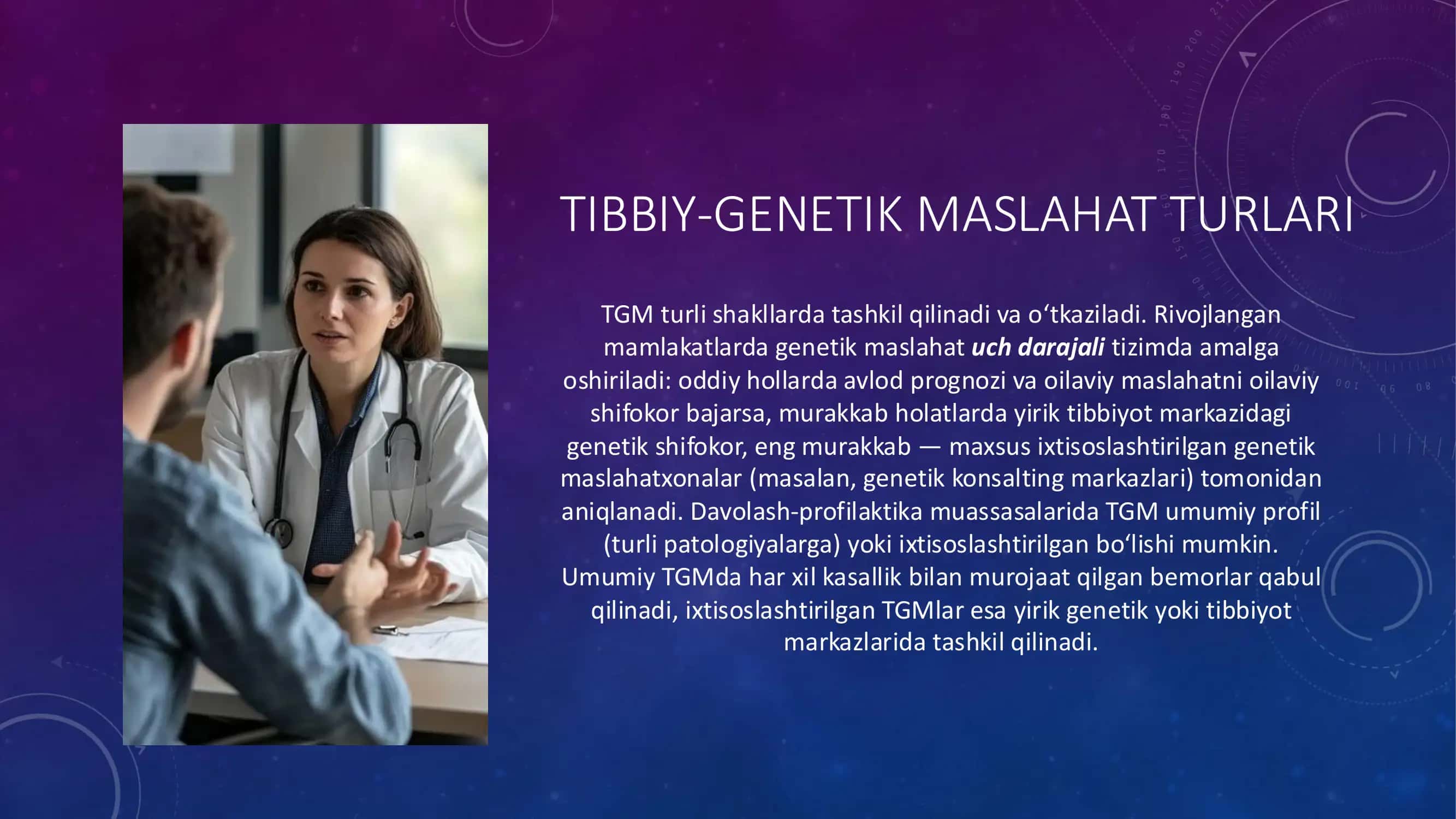 AHOLIGA TIBBIY-GENETIK YORDAM 3