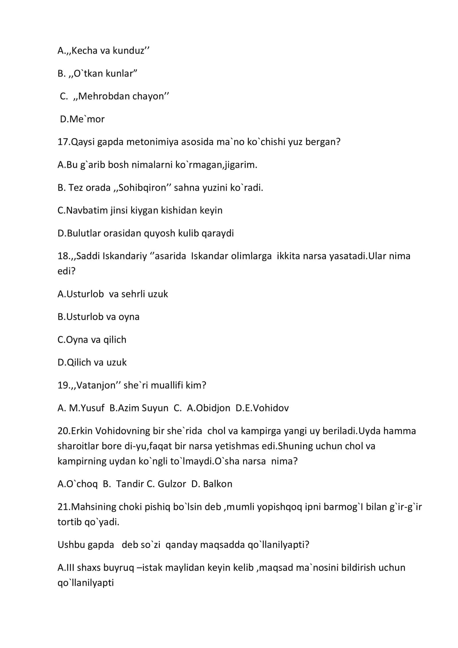 Attestatsiya savollari 3