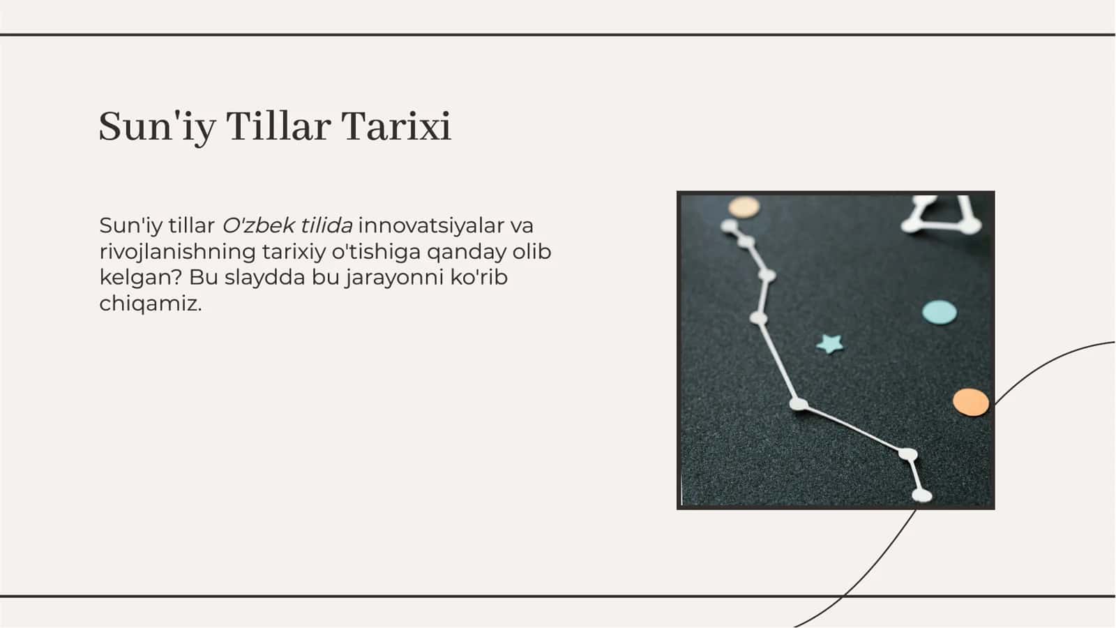 Sun'iy Tillar: O'zbek tilida innovatsiyalar va rivojlanish 3