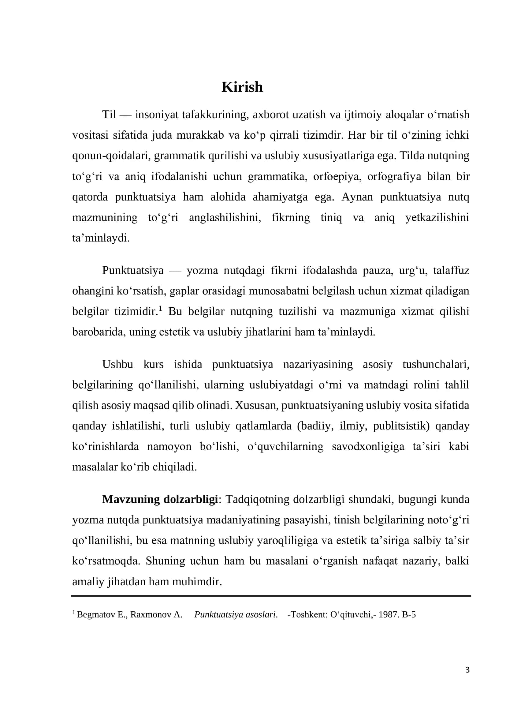 Punktuatsiya va uslubiyat asoslari 3