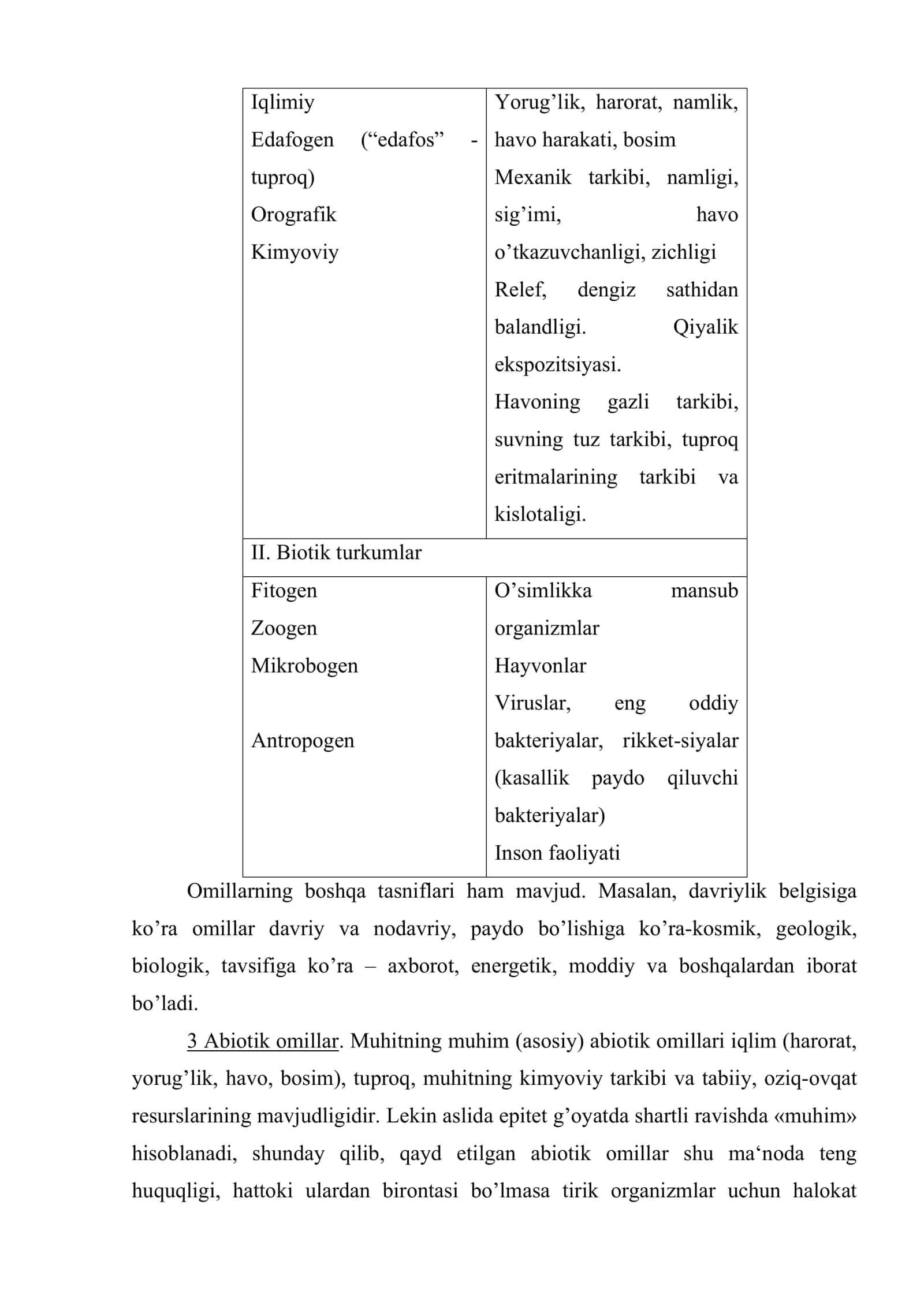 Ekologik omillar 3