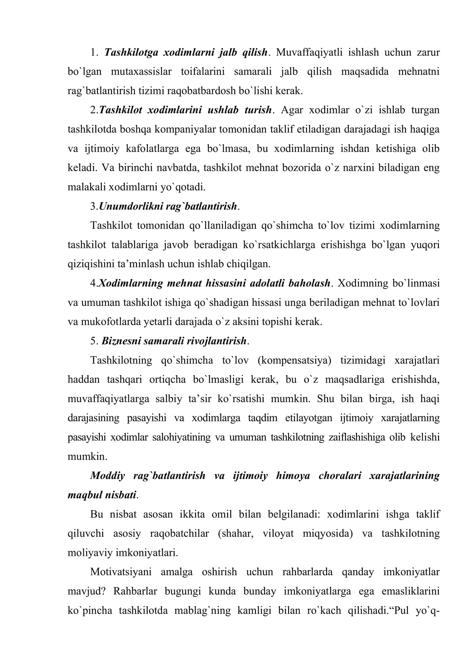 Mehnatni rag`batlantirish 3
