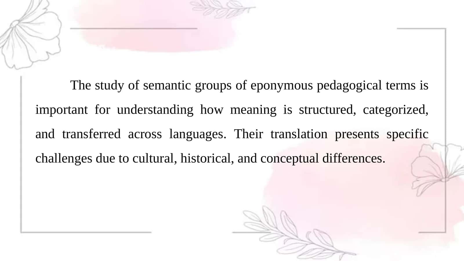 Semantic groups of eponymous pedagogical terms and their translation 3