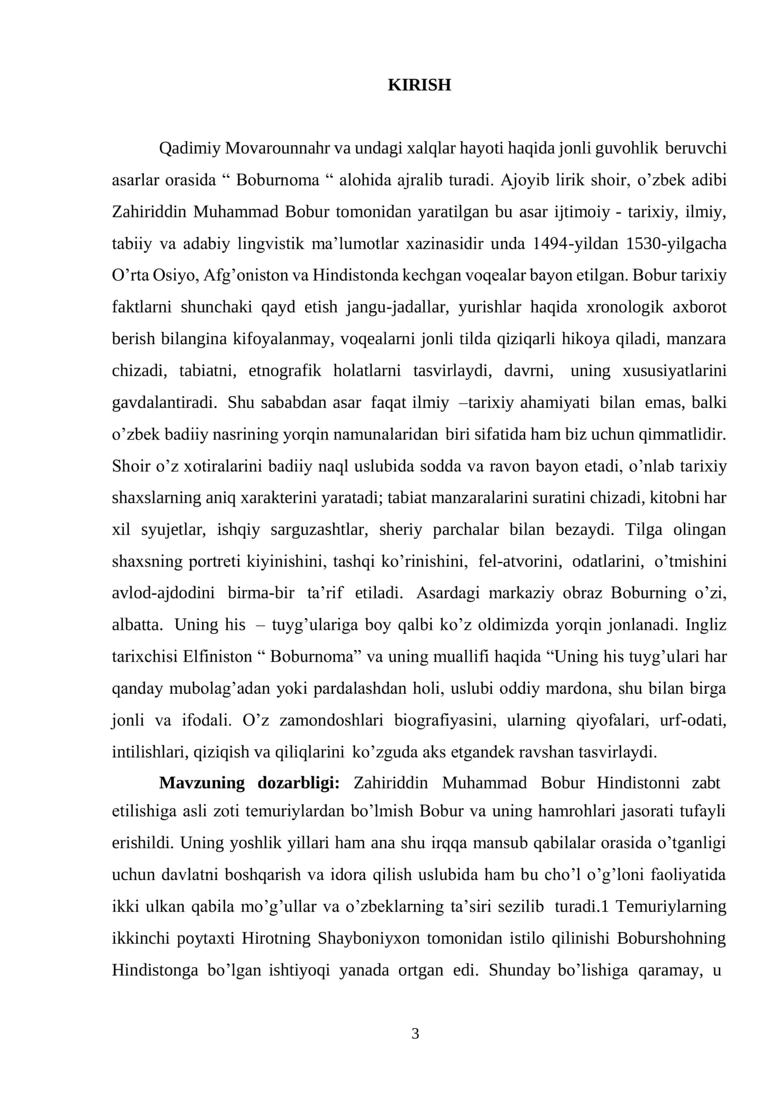 “Boburnoma”da Hindiston tabiatining badiiy tasviri 3