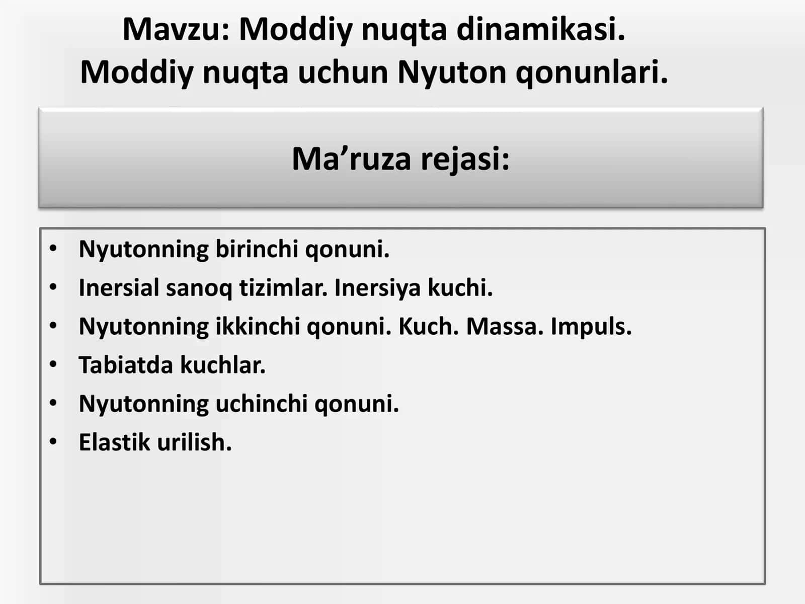 Fizika I 3