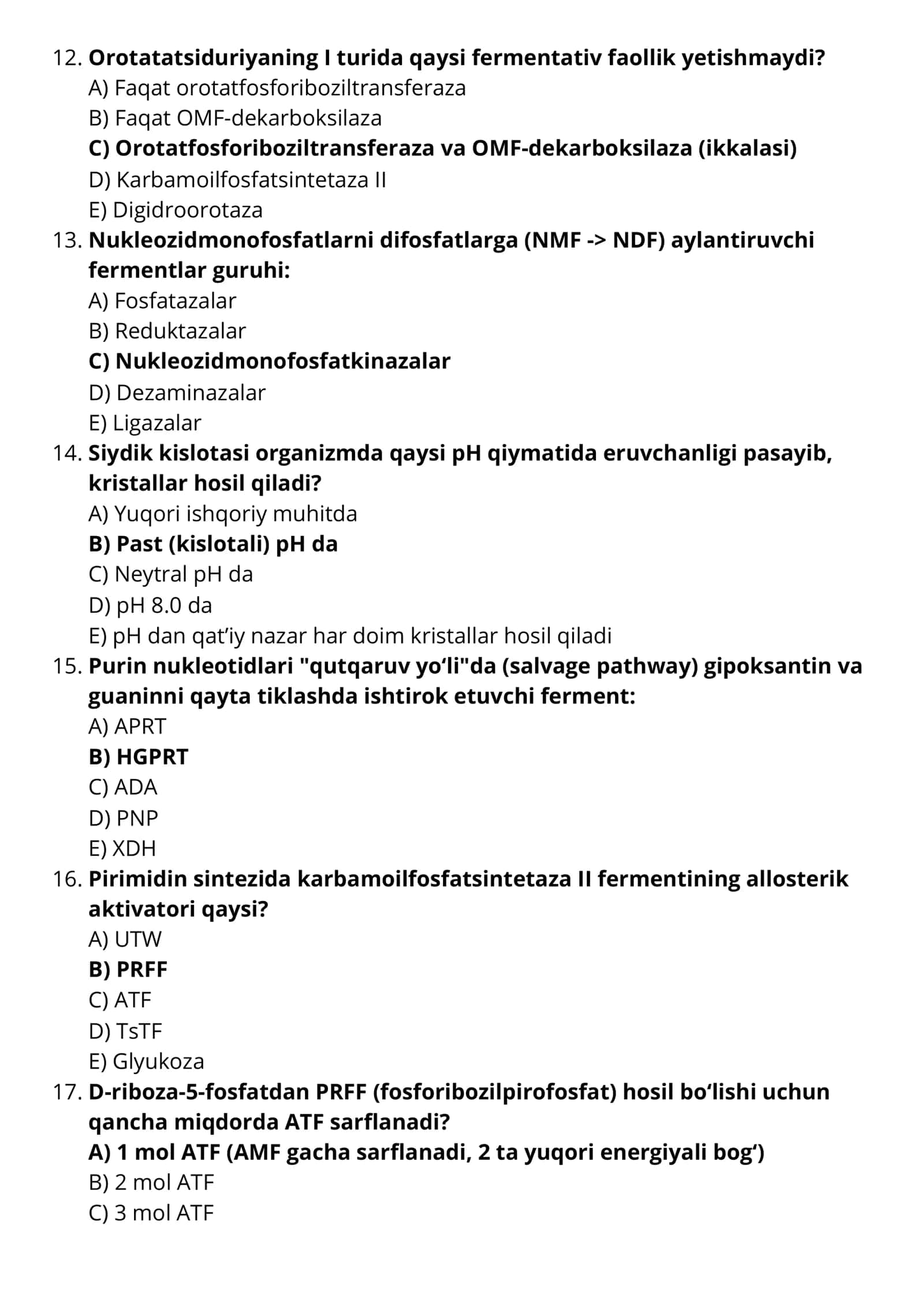 Nuklein kislotalar almashinuvi 3