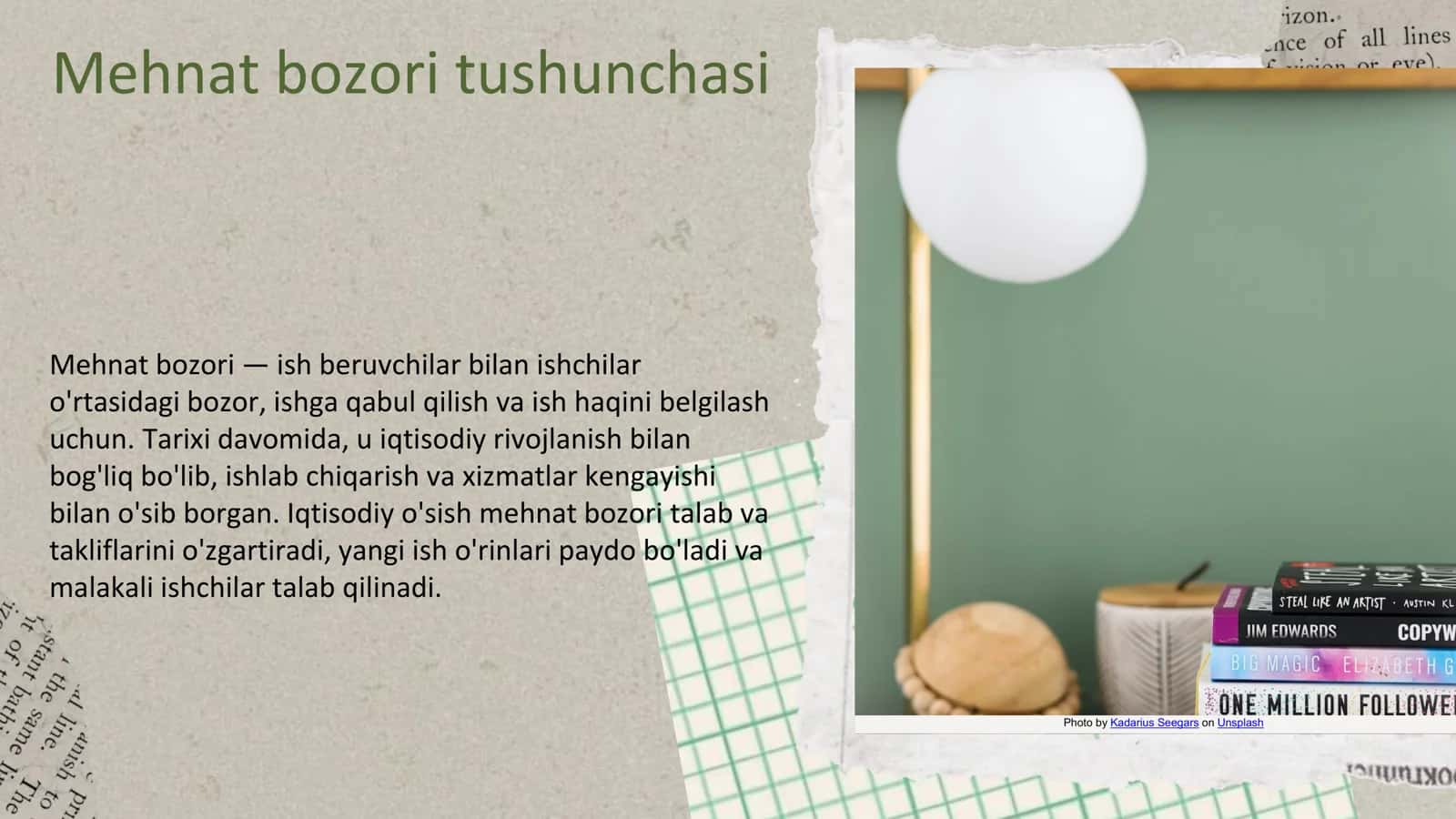 Mehnat bozori tushunchasi va uning elementlari 3
