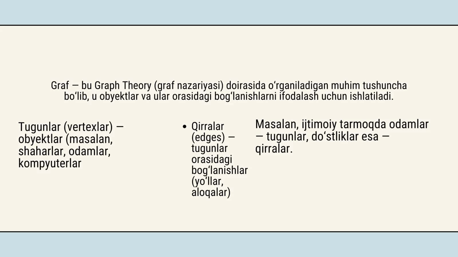 GRAFLAR NAZARIYASI 3