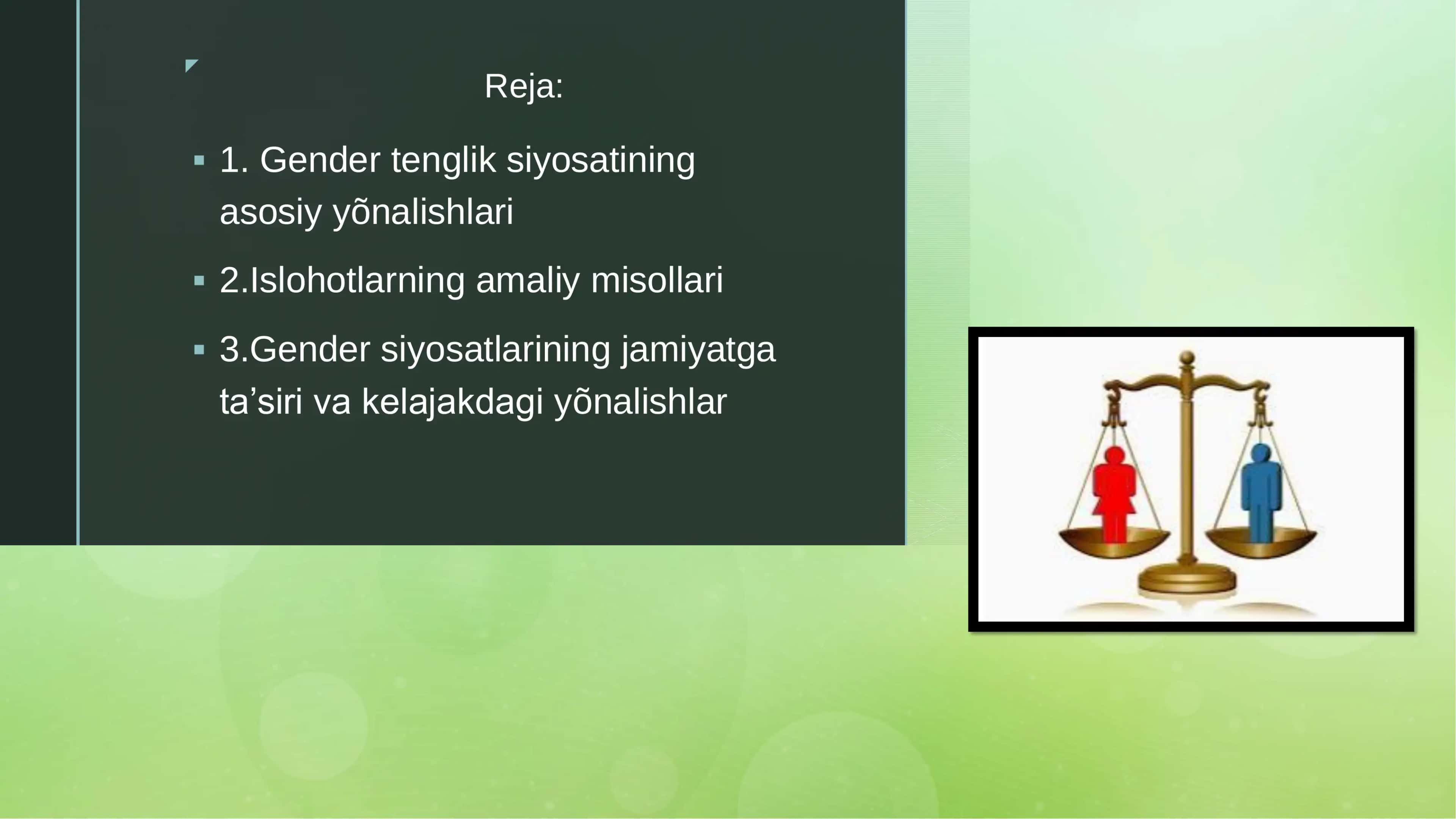 Gender Siyosati 3