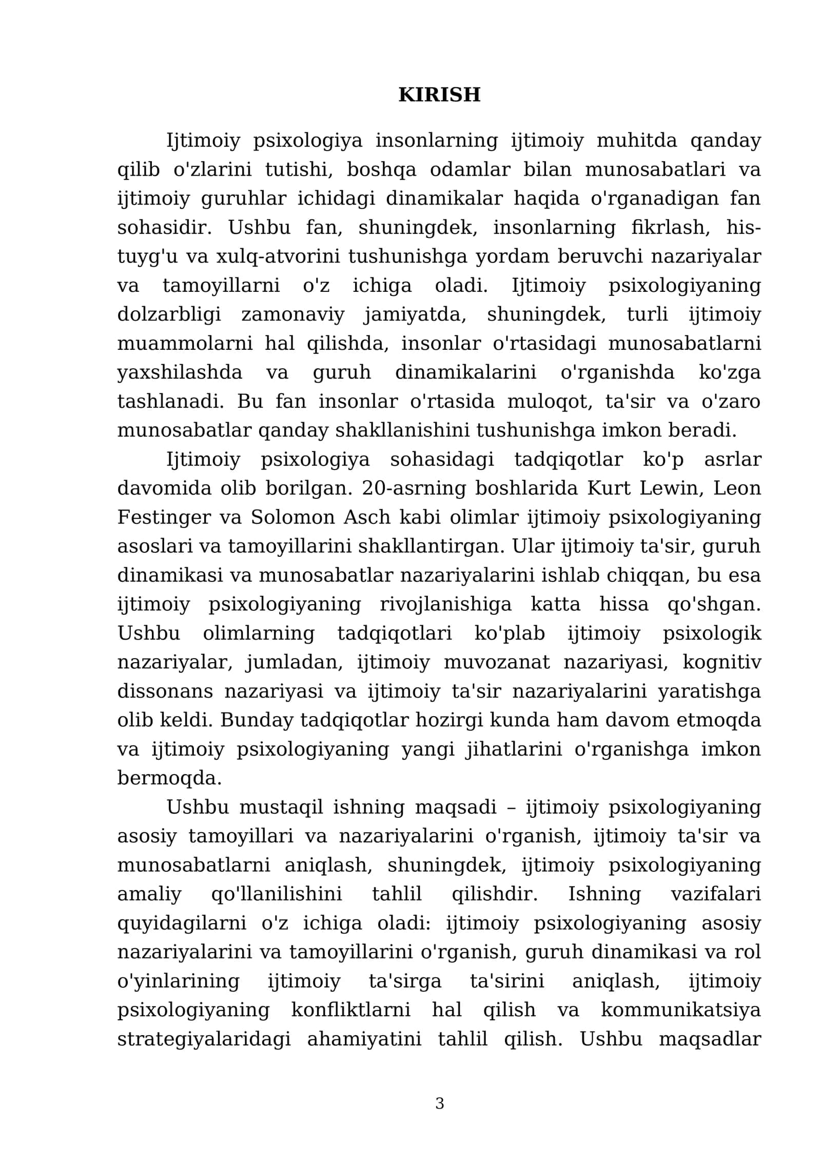 Ijtimoiy psixologiyaga kirish 3