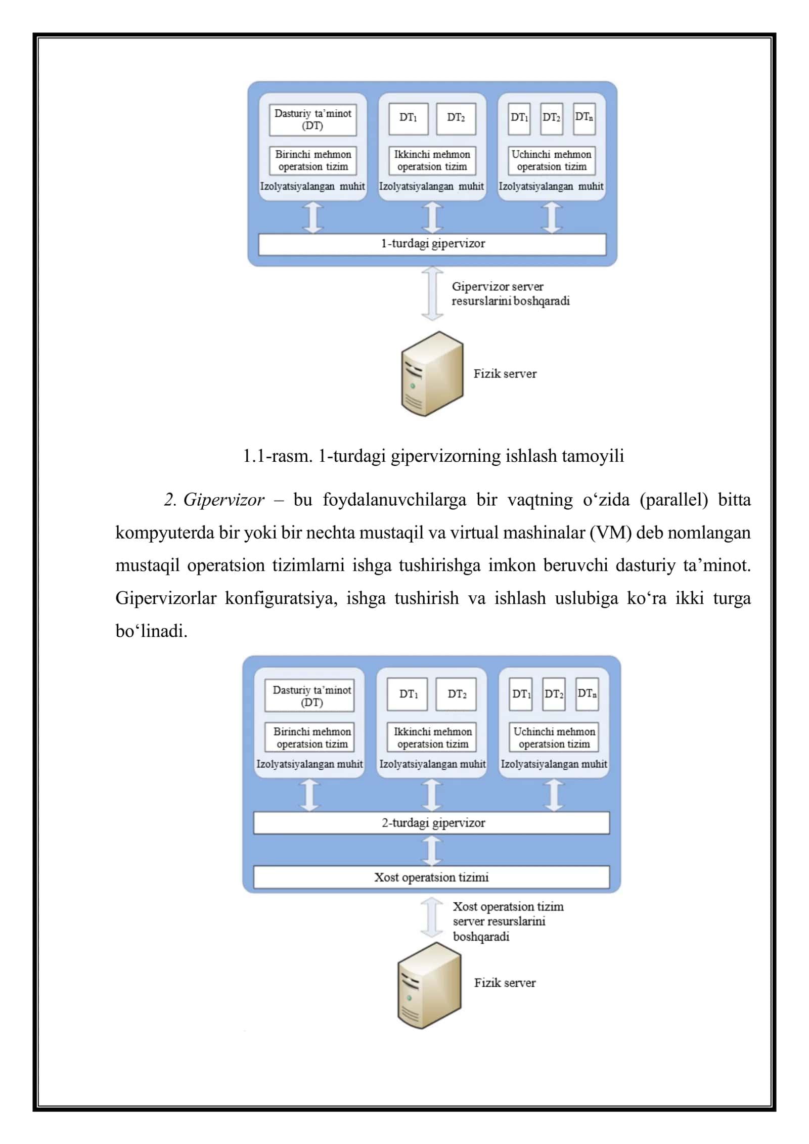 Virtualizatsiya vositasini o‘rnatish va sozlash 3