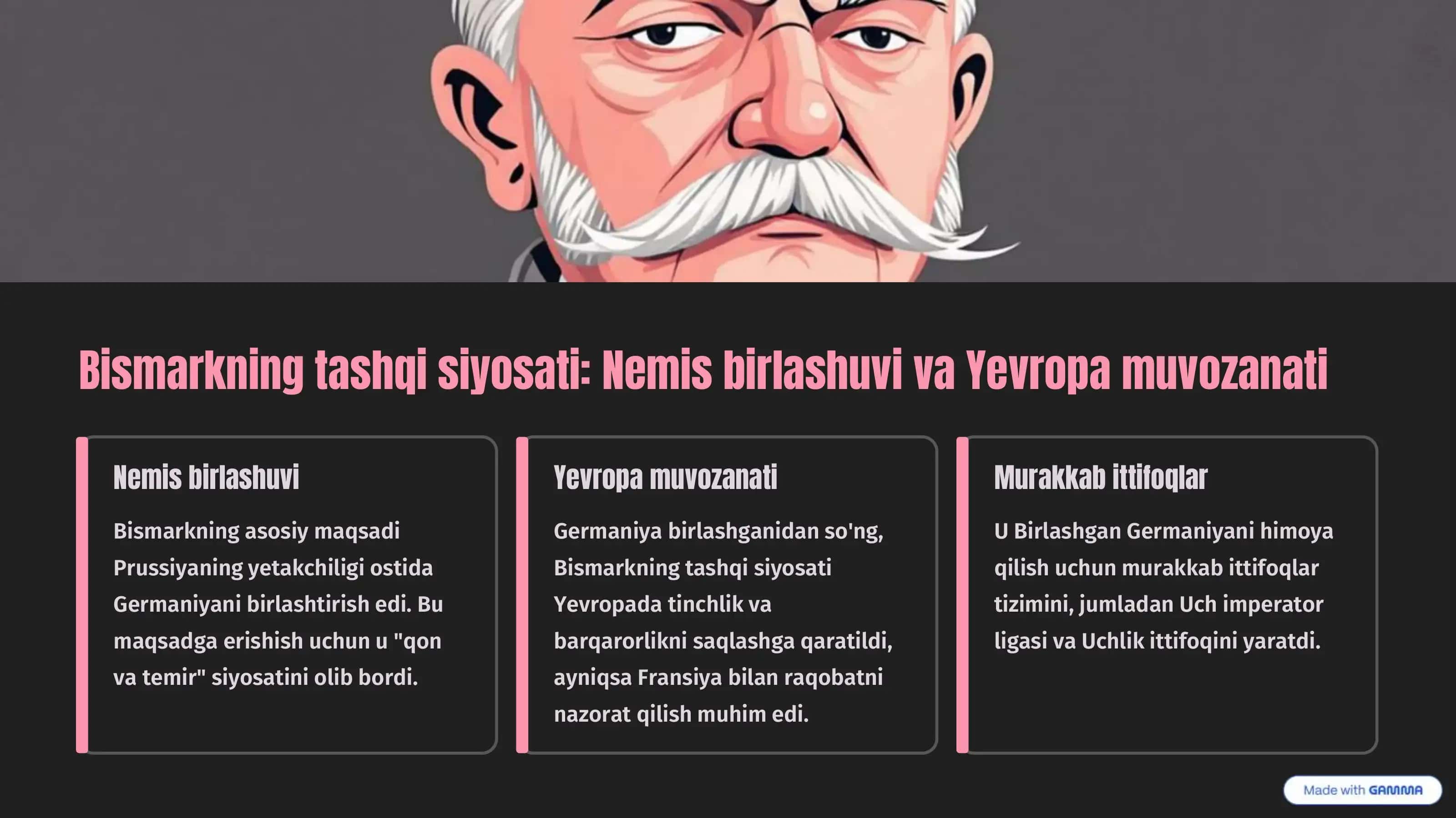 Bismark va Usmonli diplomatiyasi 3