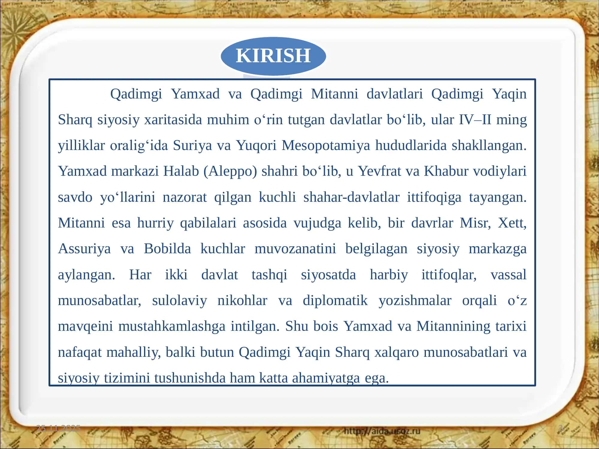 Qadimgi Yamxad va Qadimgi Mitanni davlatlari 3
