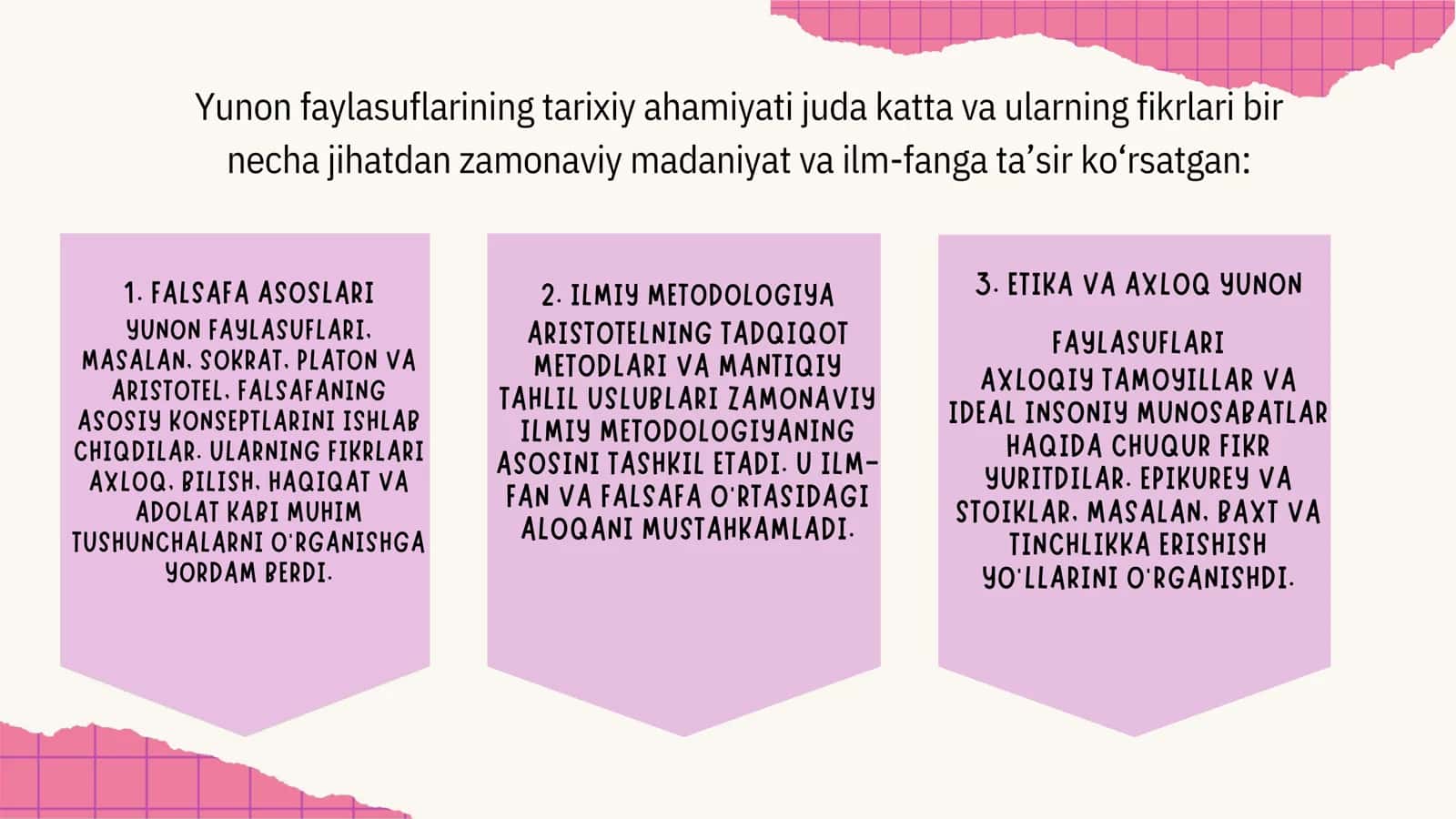 Yunon faylasuflari 3