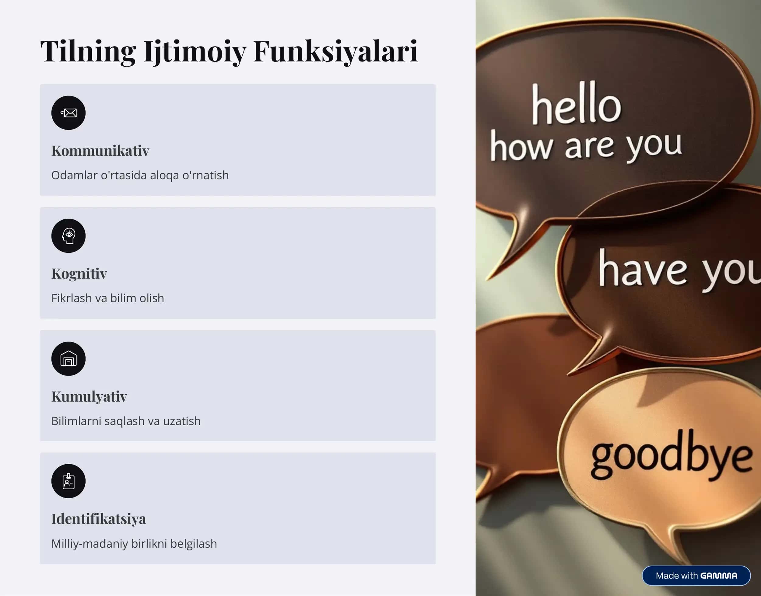 Tilning Ijtimoiy Hususiyati va Vazifalari 3