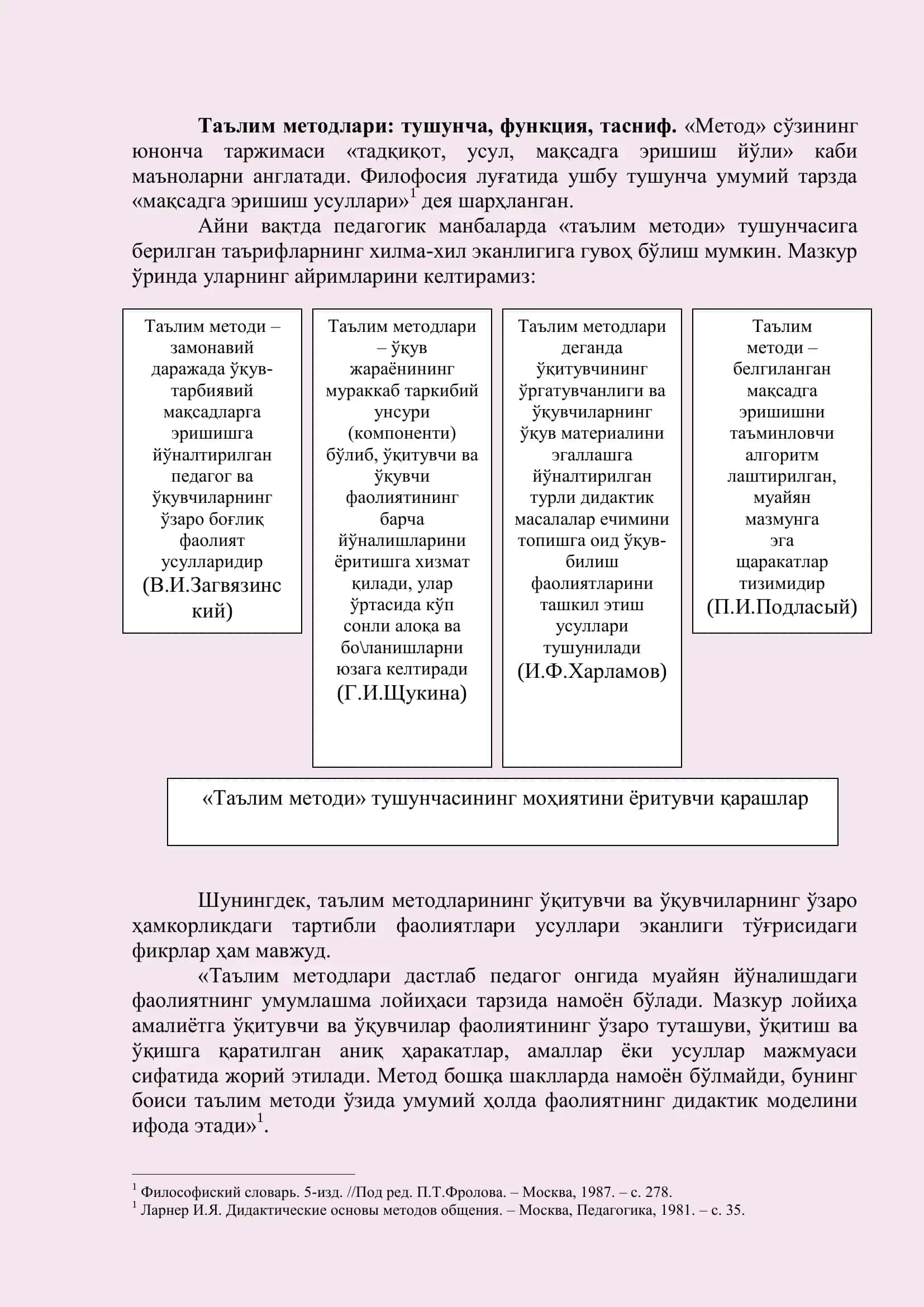 Таълим методлари ва воситалари 3