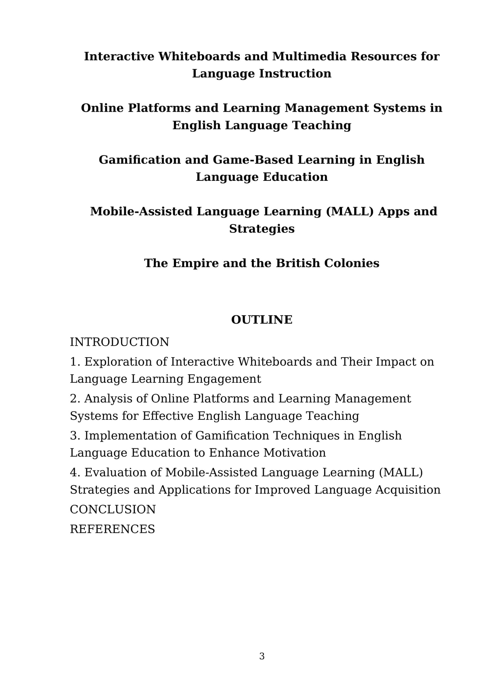 Interactive Whiteboards and Multimedia Resources for Language Instruction 3