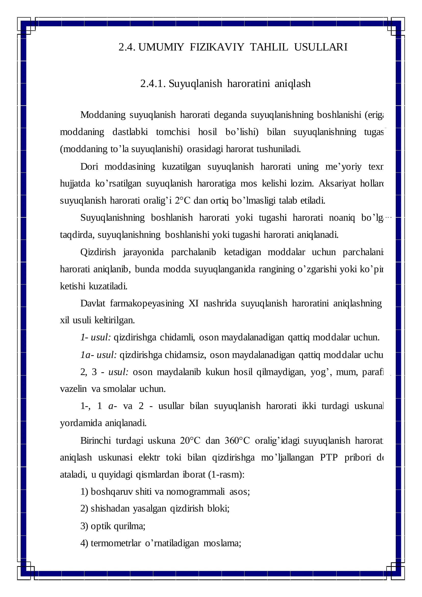 UMUMIY FIZIKAVIY TAHLIL USULLARI 3