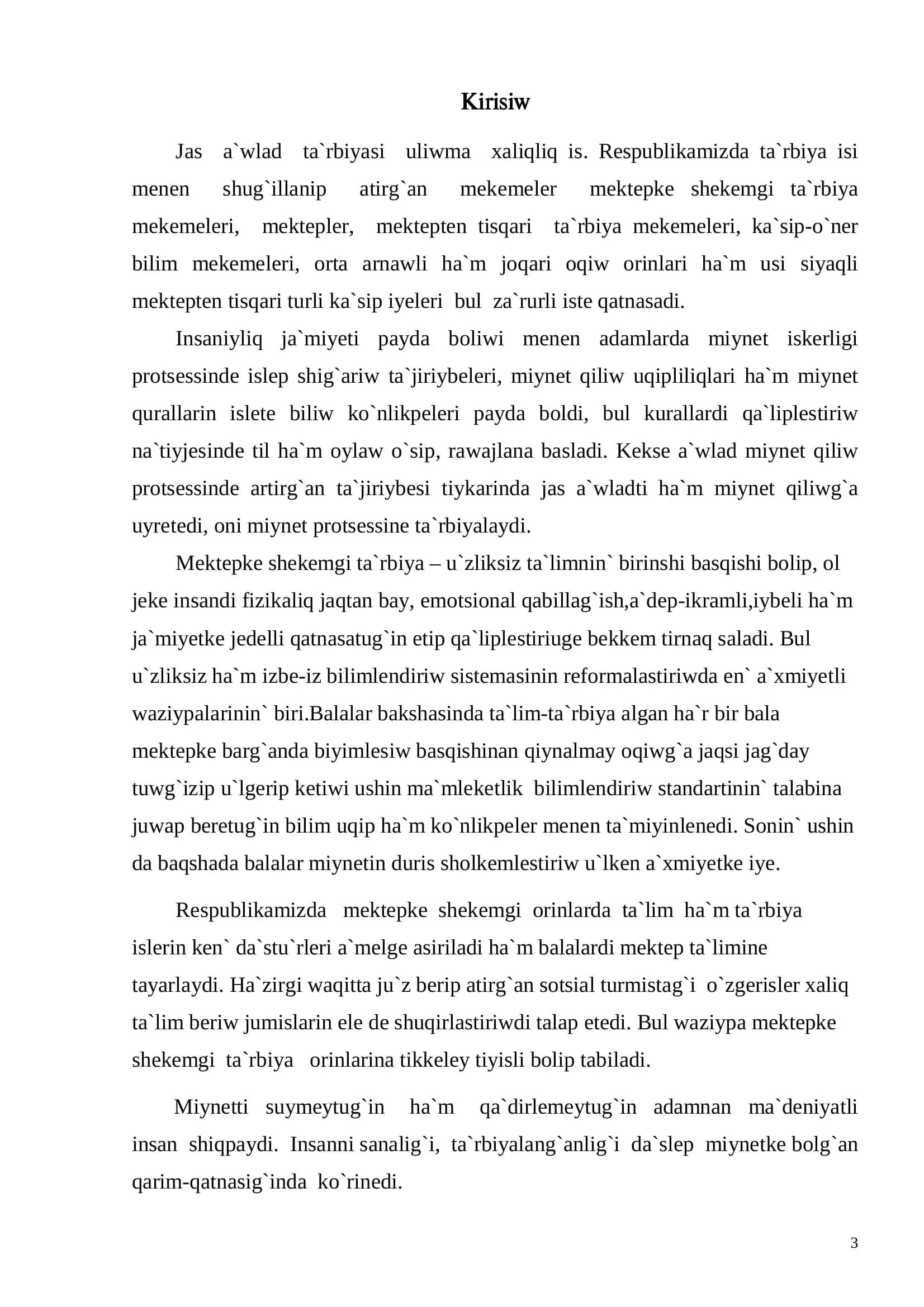 Balalar baqshasinda miynet ta’rbiyasinin mazmuni atli temada 3