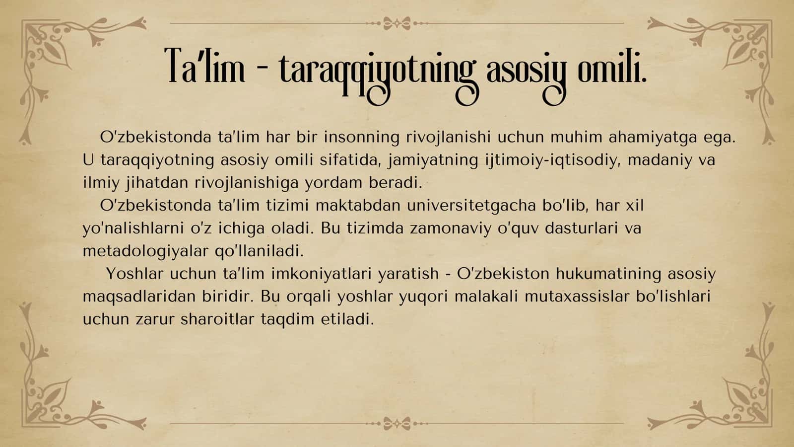 Vatan taraqqiyotiga men ham mas’ulman 3