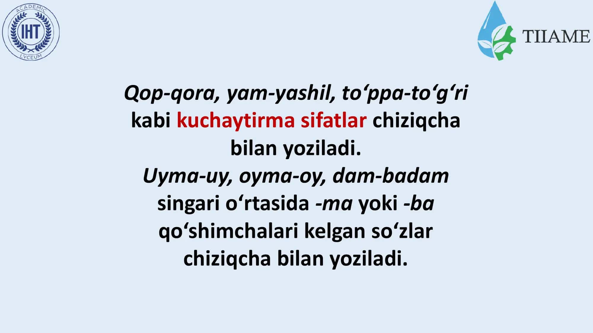 Chiziqcha bilan yozish 3