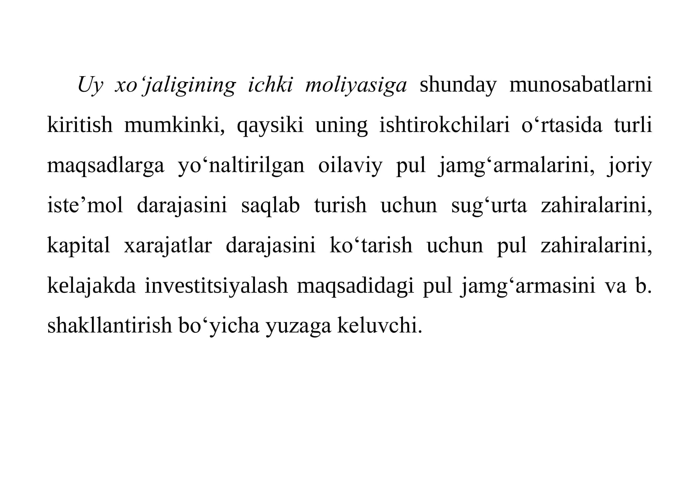 UY XO‘JALIKLARI MOLIYASI VA BUDJETI 3