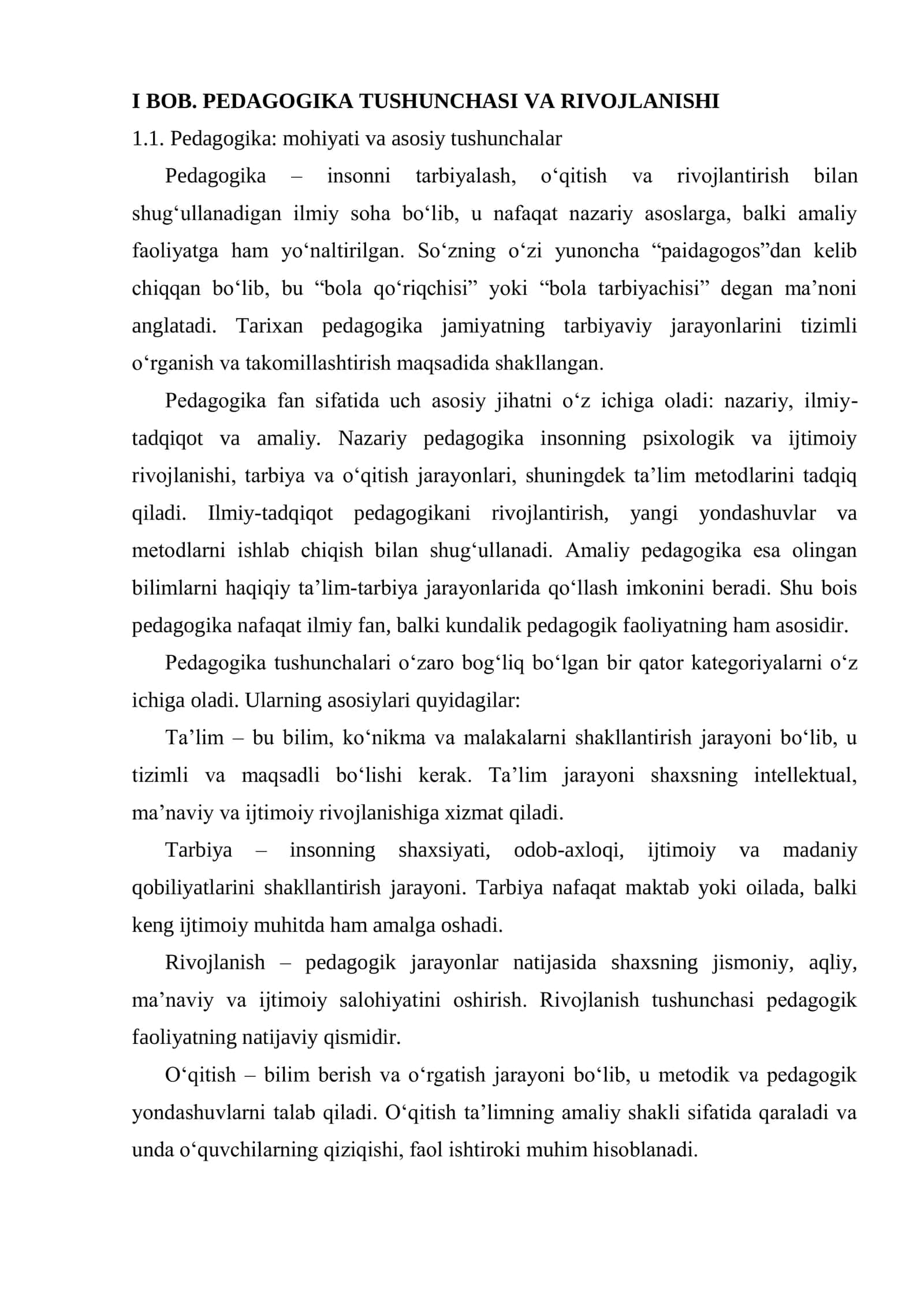 Pedagogika va ijtimoiy pedagogika kategoriyalar 3