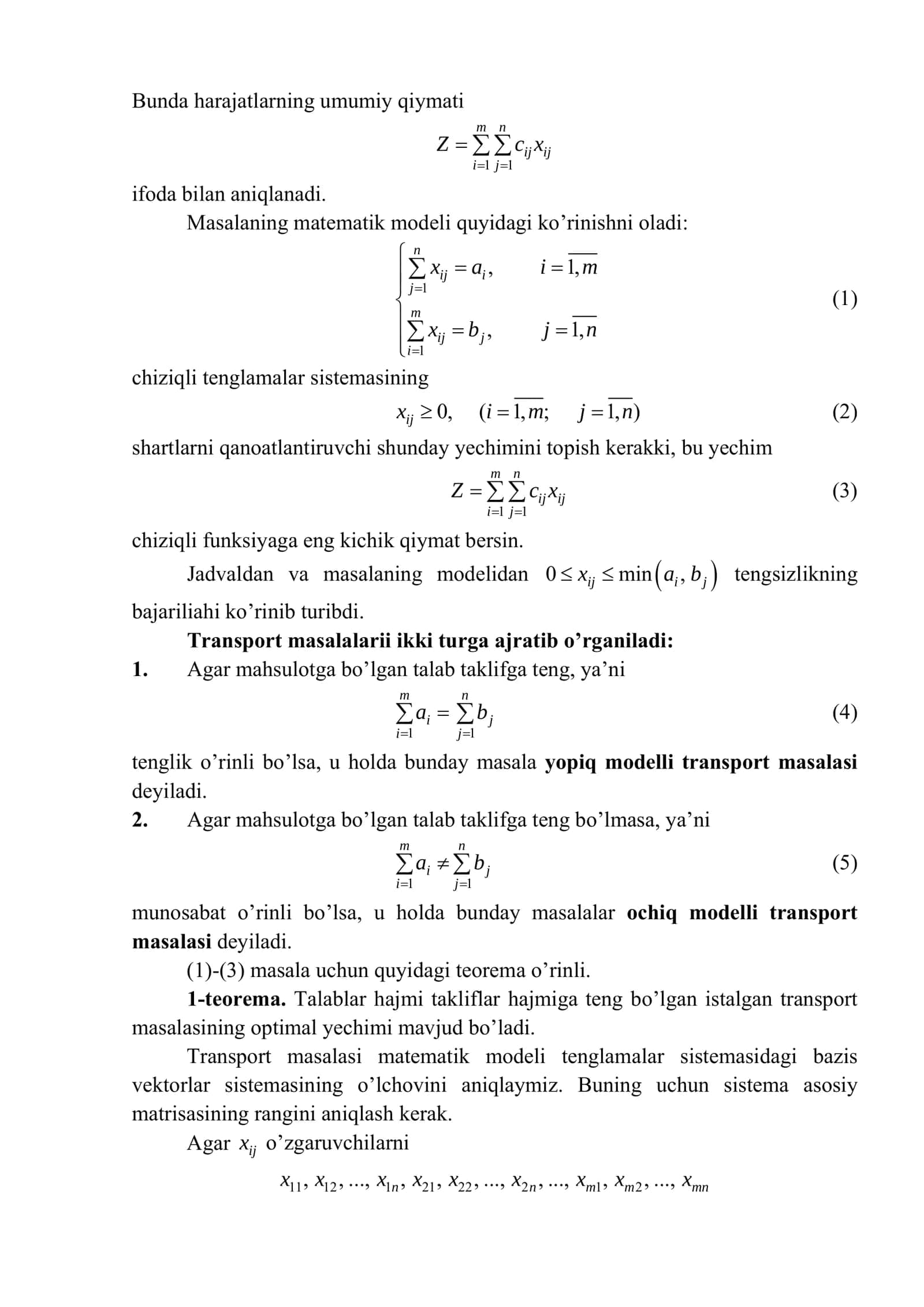 Trаnspоrt mаsаlаsi 3
